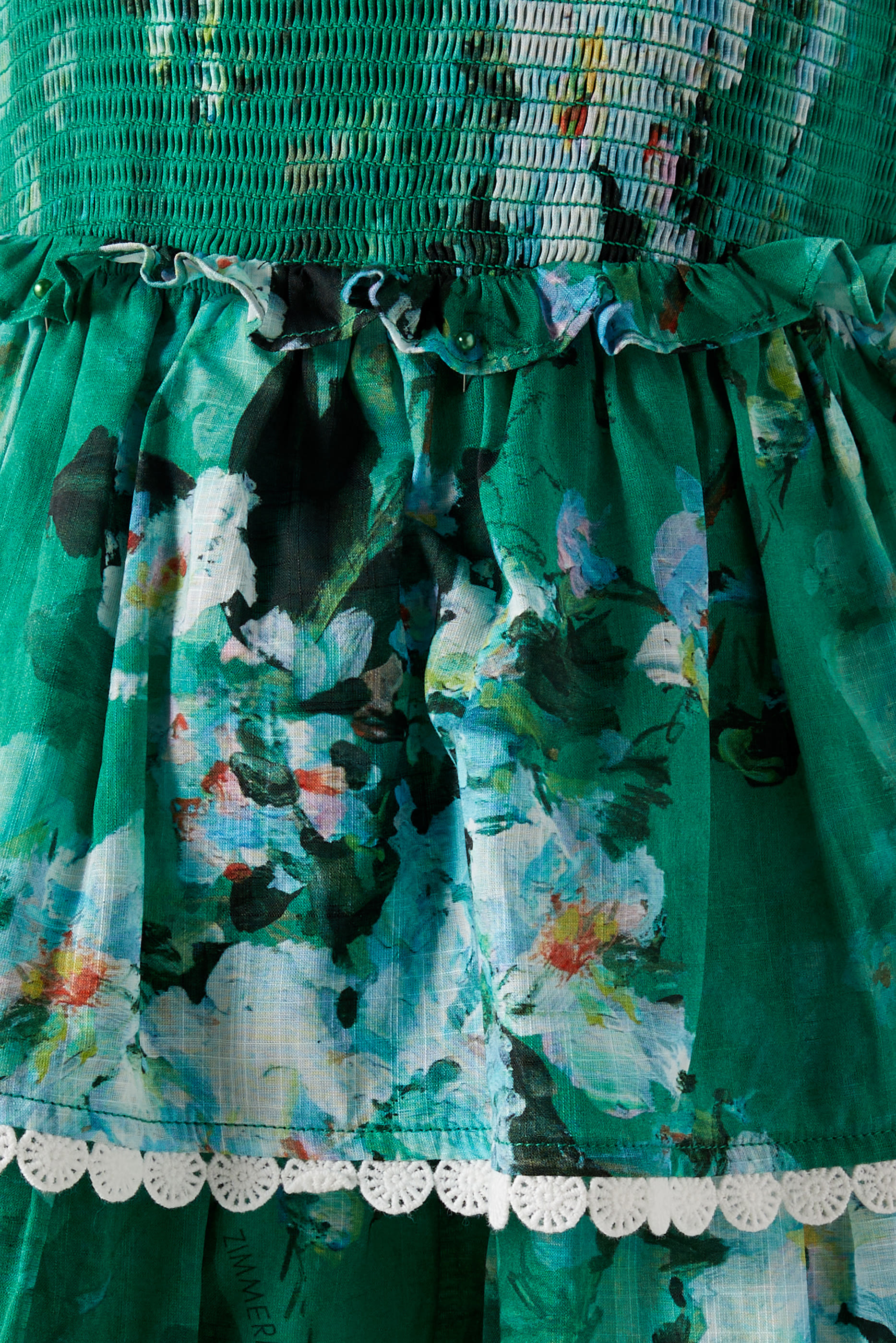 فستان إيفرلي بطبقات كشكش