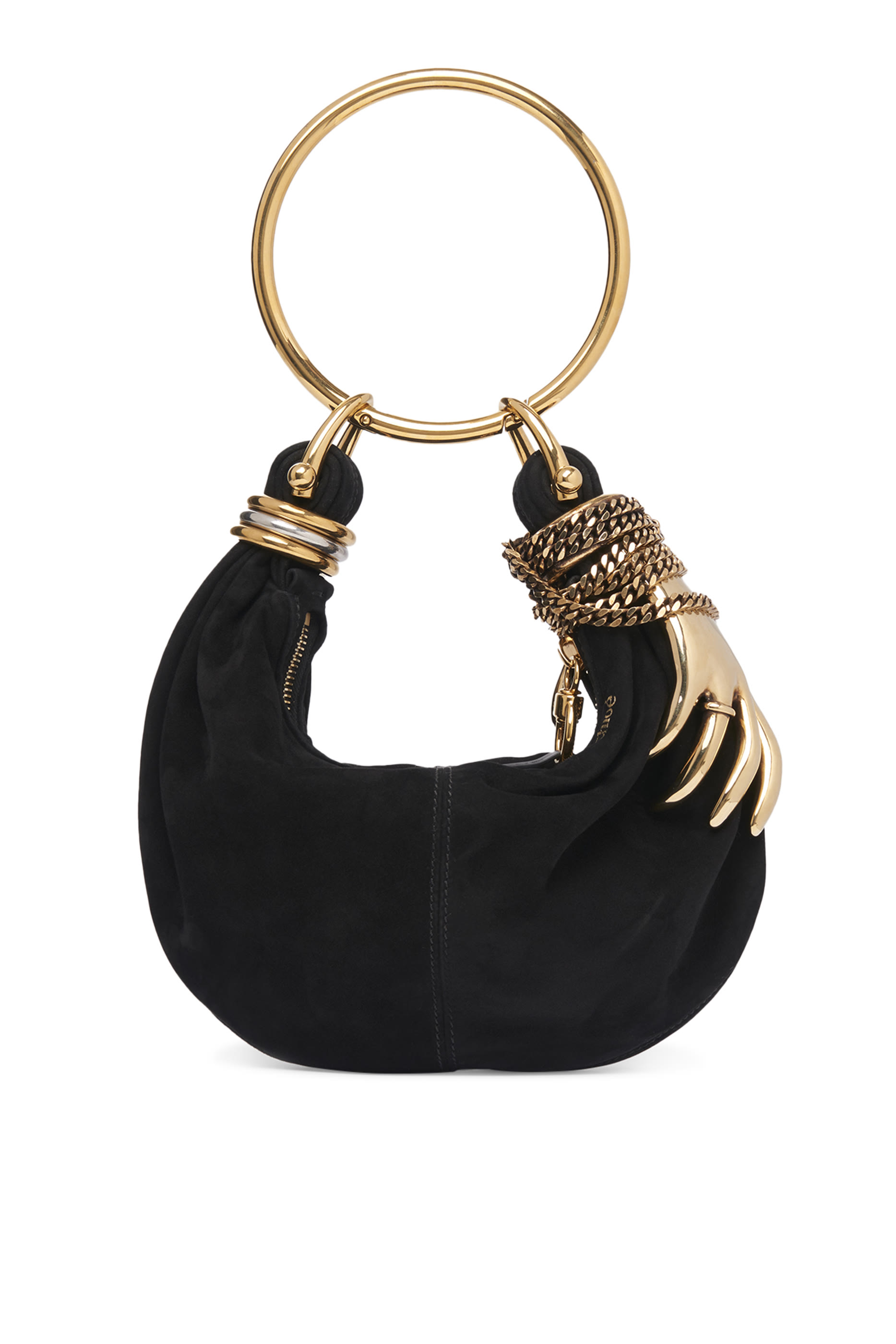 Mini Bracelet Leather Hobo Bag