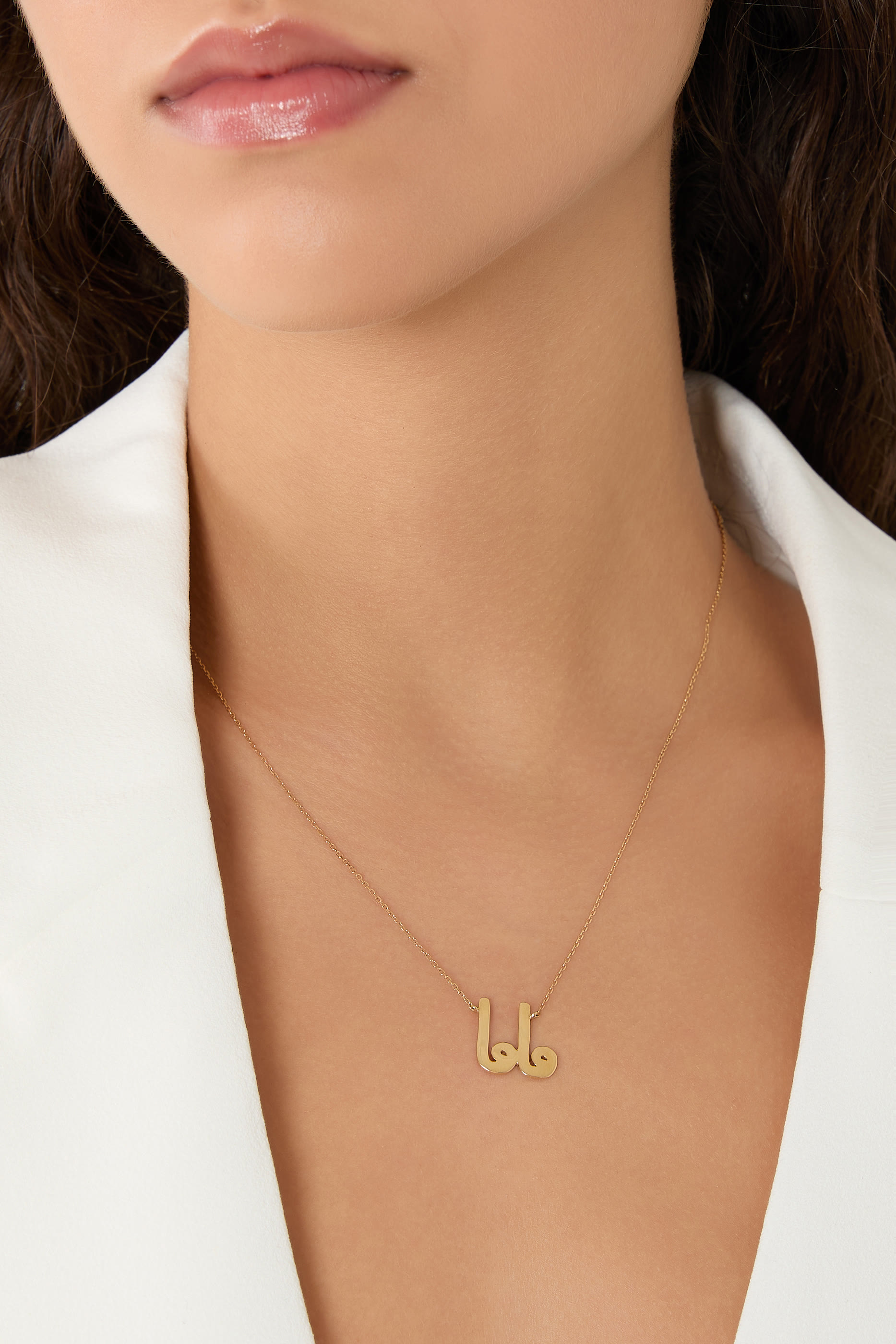 قلادة ماما-أولا، ذهب أصفر عيار 18