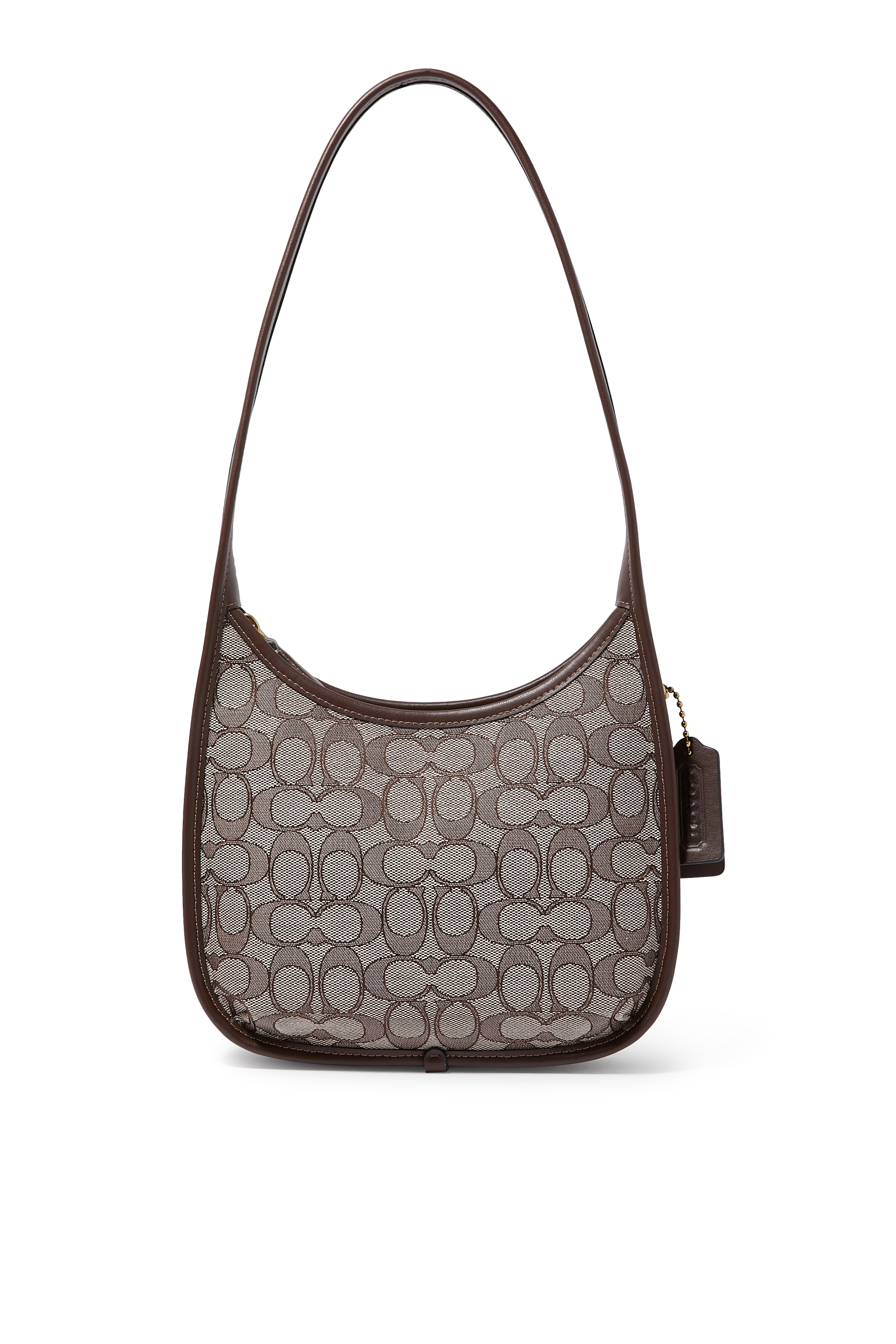 حقيبة بتصميم منحني بسحاب