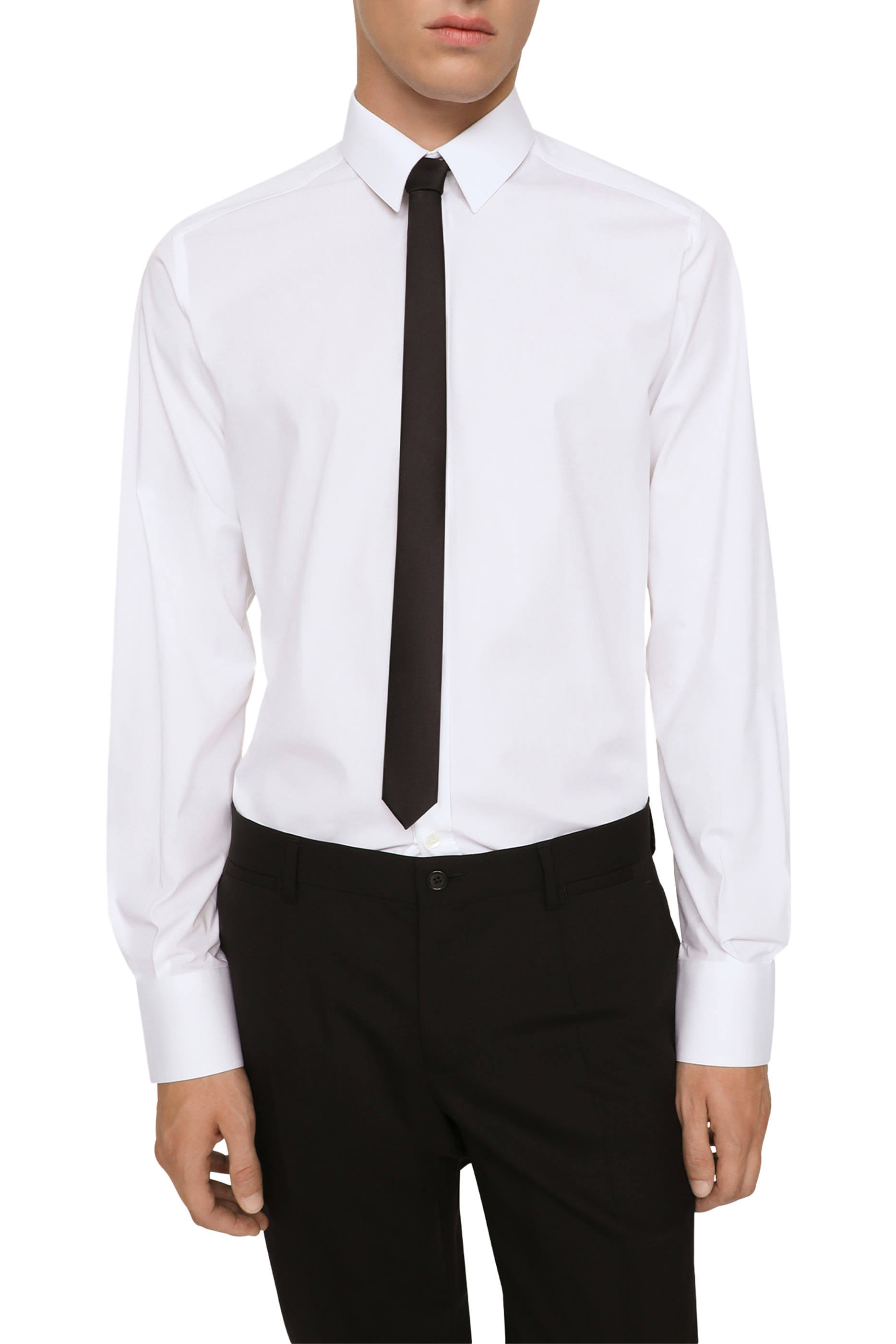 قميص بقصة جولد بوبلين مطاطي