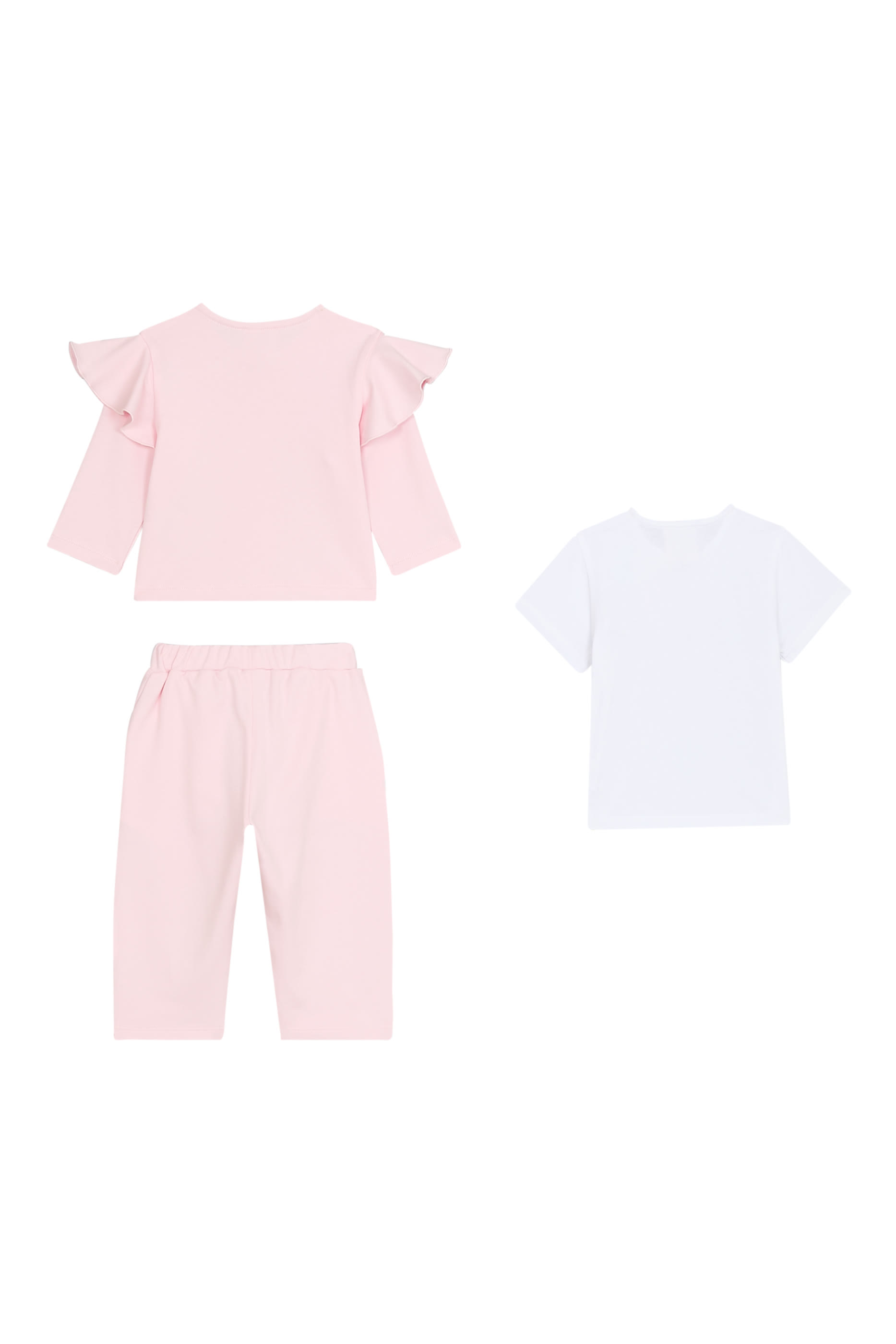 طقم بدلة رياضية بشعار الماركة للأطفال، 3 قطع