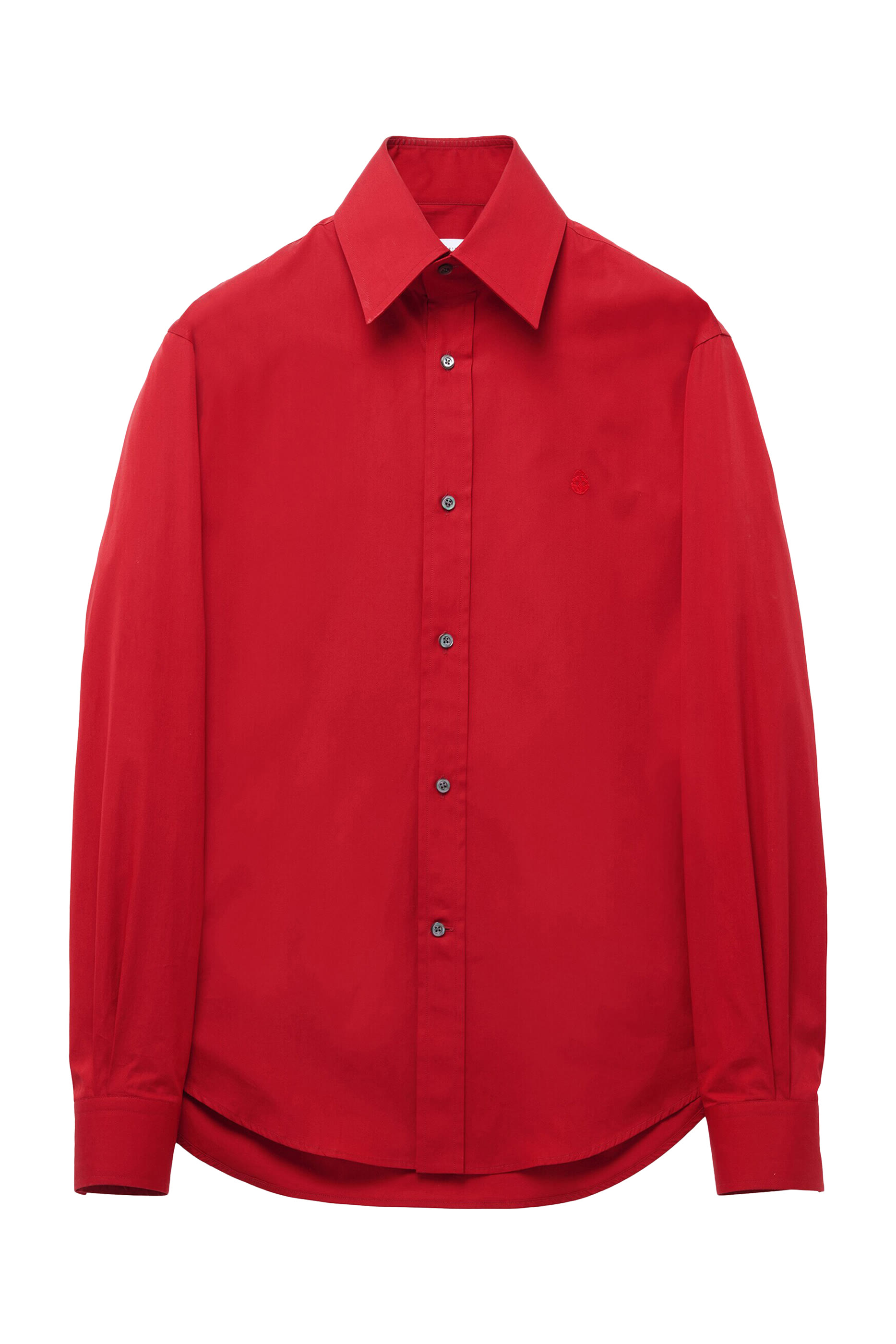 قميص بتطريز جمجمة