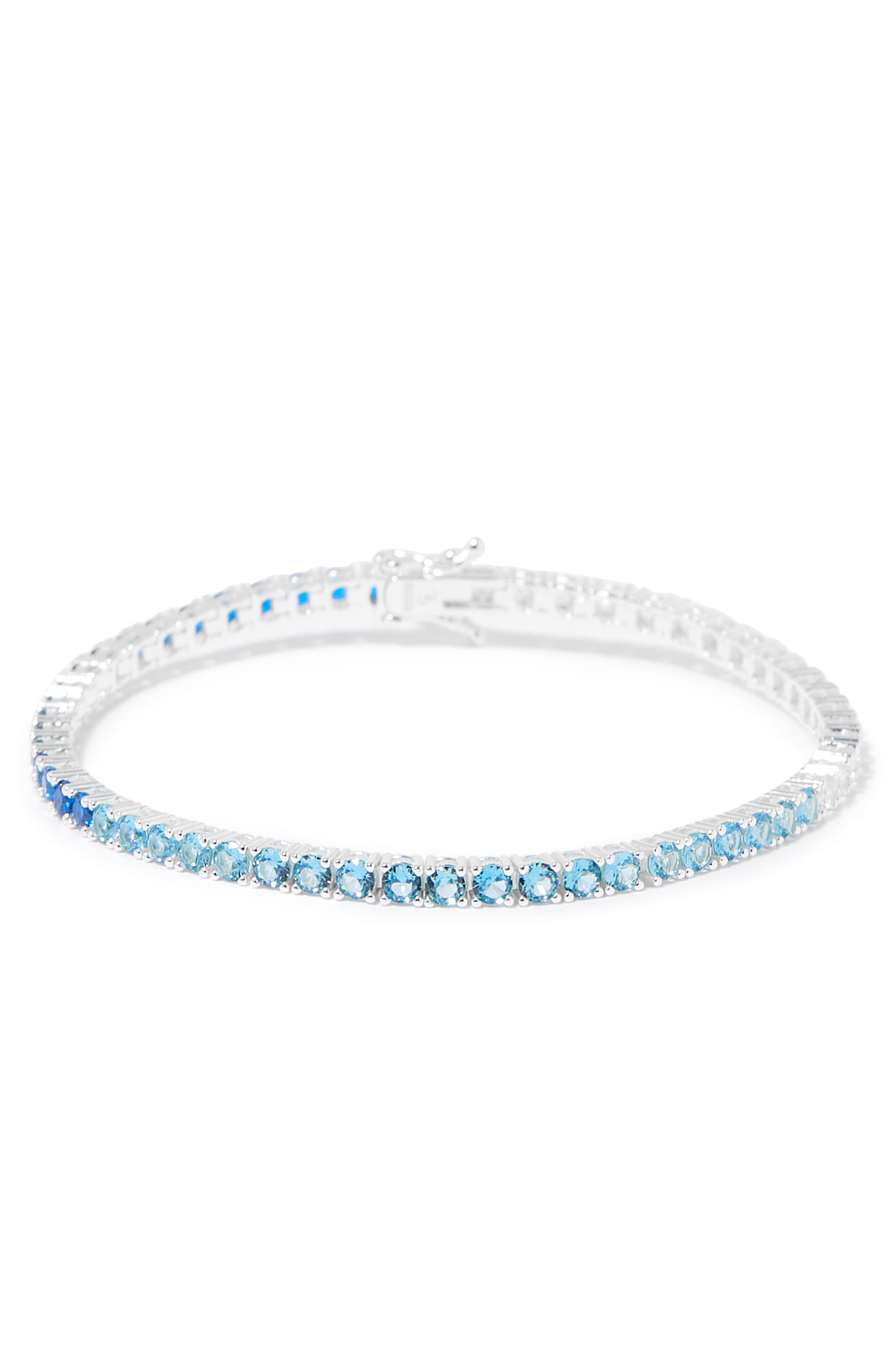 سوار تنس بلون أزرق متدرج