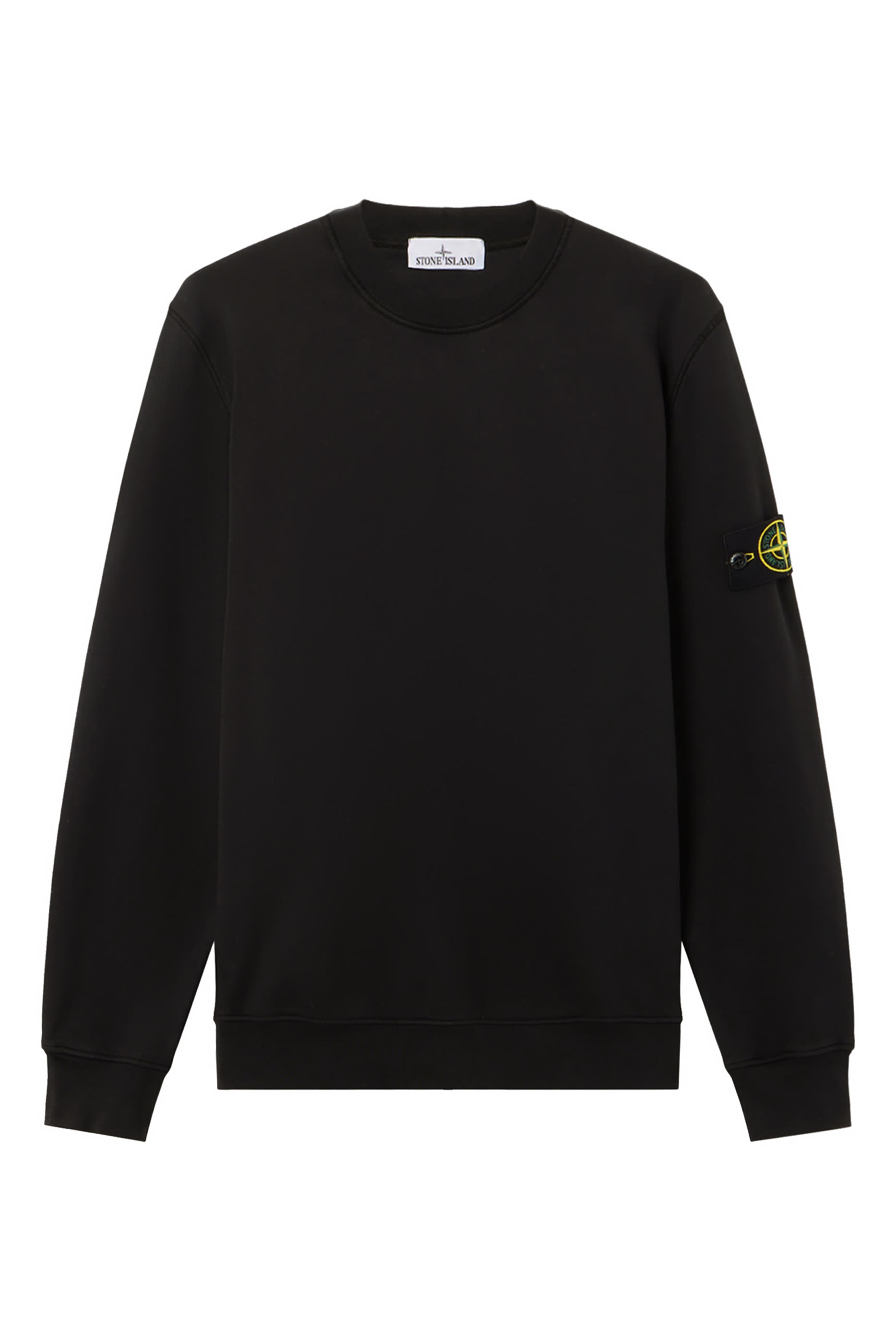 سويت شيرت بياقة ضيقة قطن عضوي