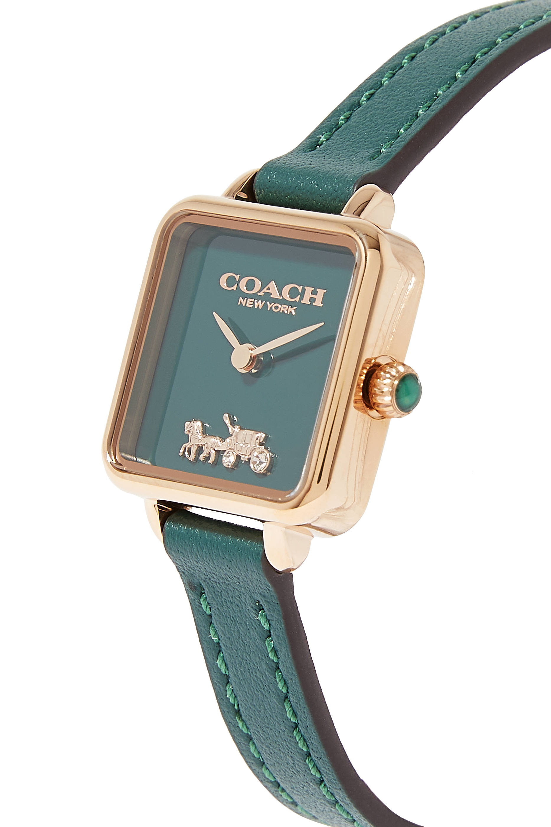 ساعة كاس 22 مم بسوار جلد