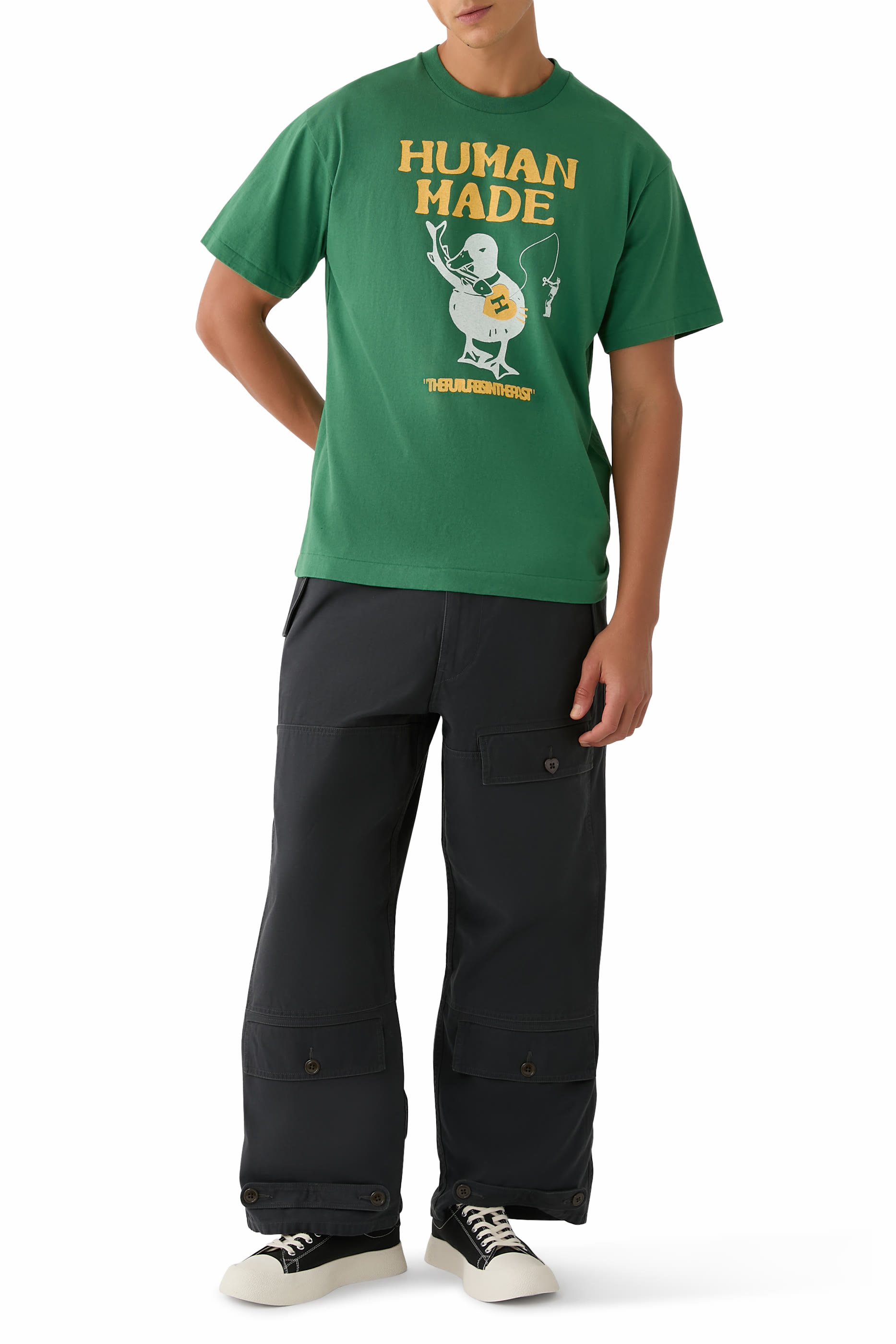 تيشيرت بنقشة صائد وبطة