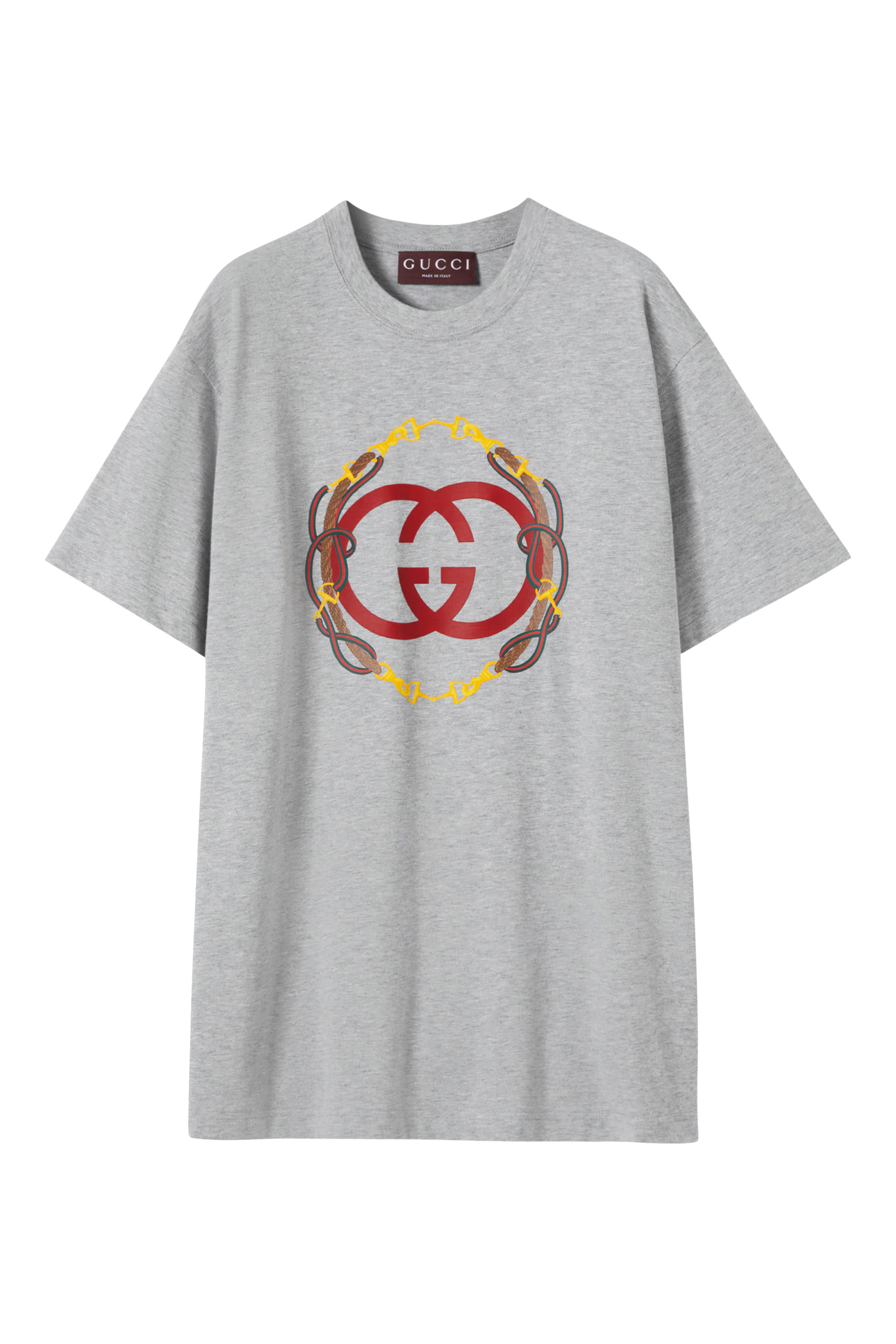 تيشيرت بنقشة قطن جيرسيه