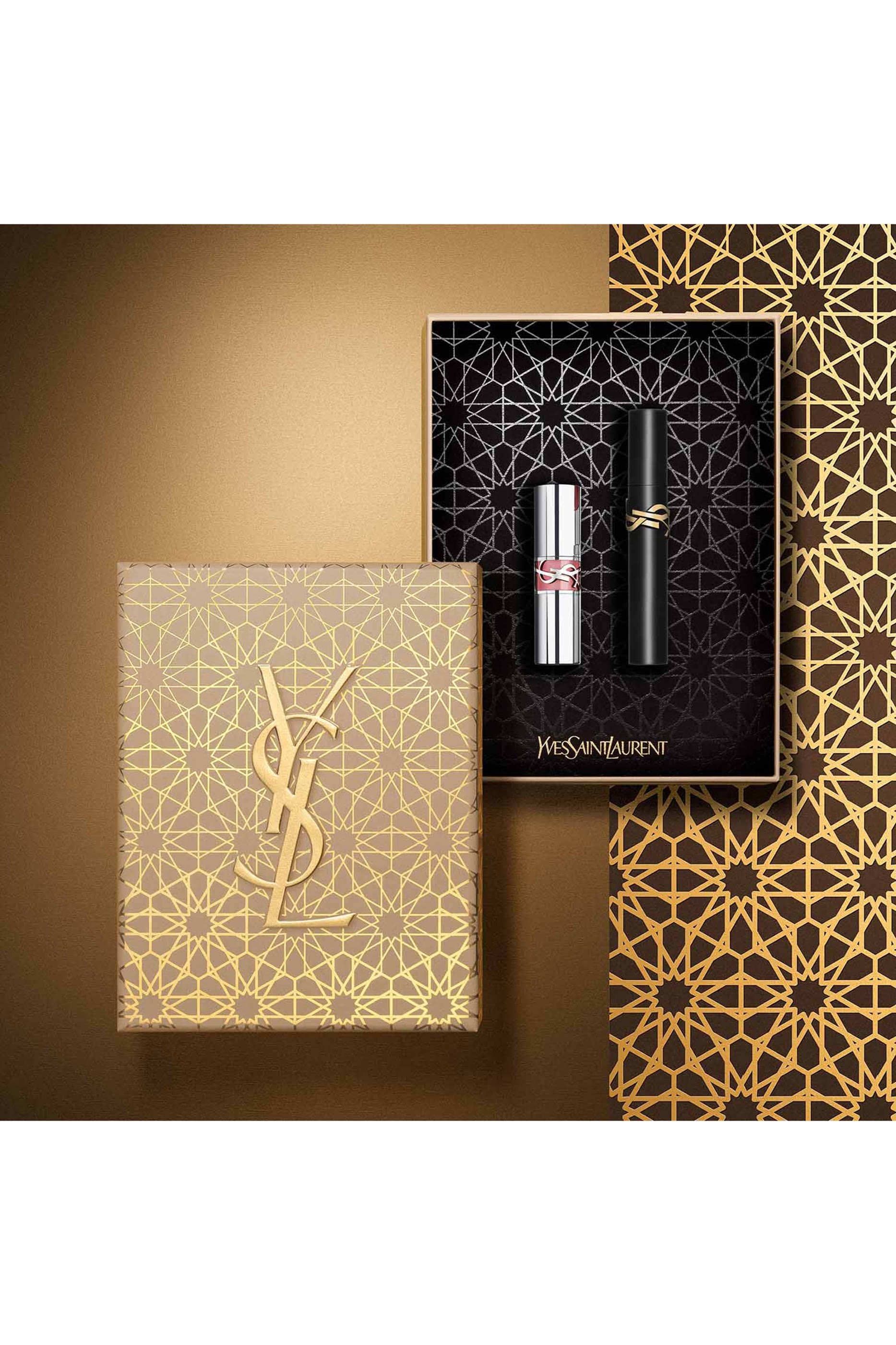 مجموعة هدية ماسكارا لاش كلاش وزيت الشفاه لوف شاين