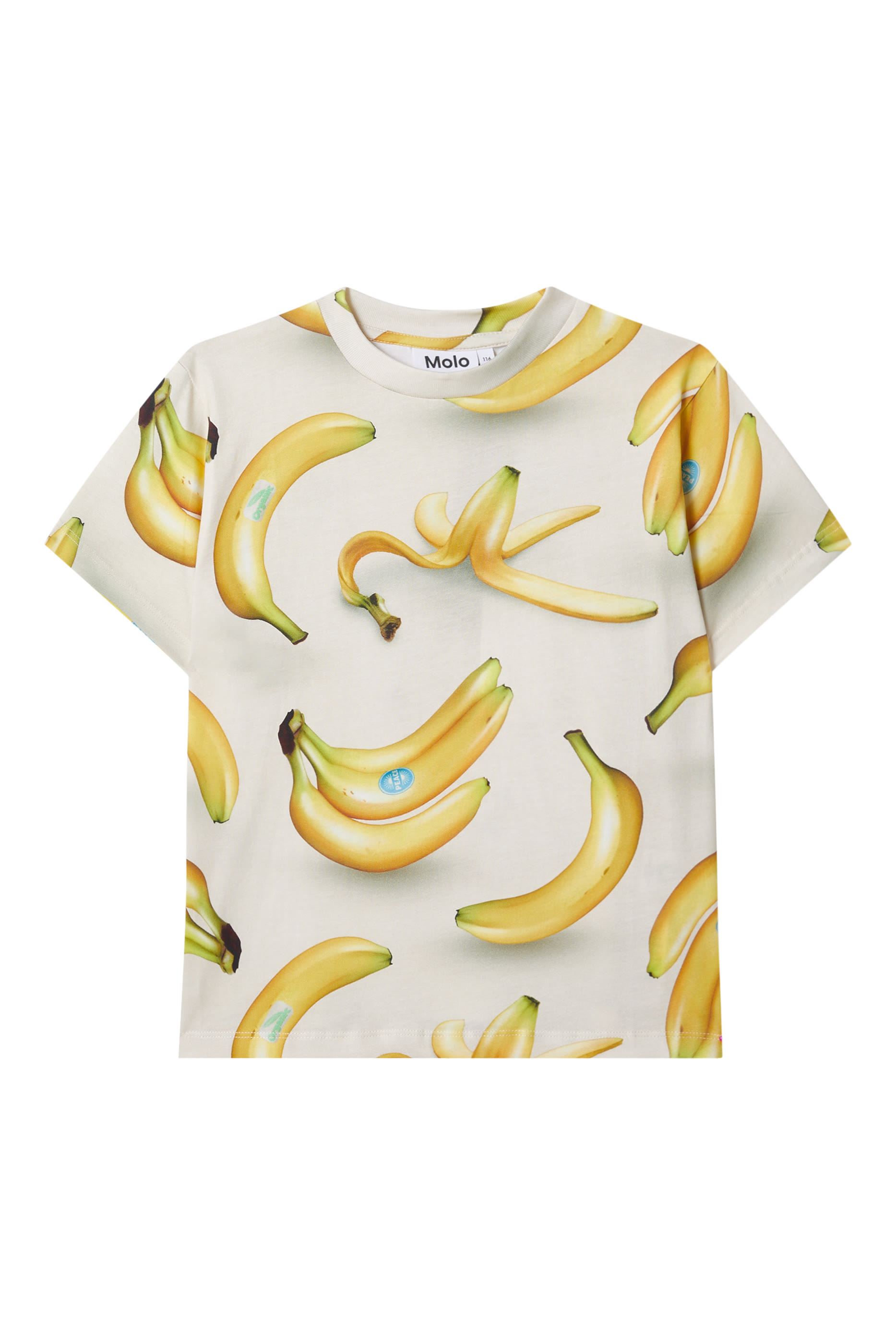 تيشيرت بطبعة بيس قطن عضوي للأطفال