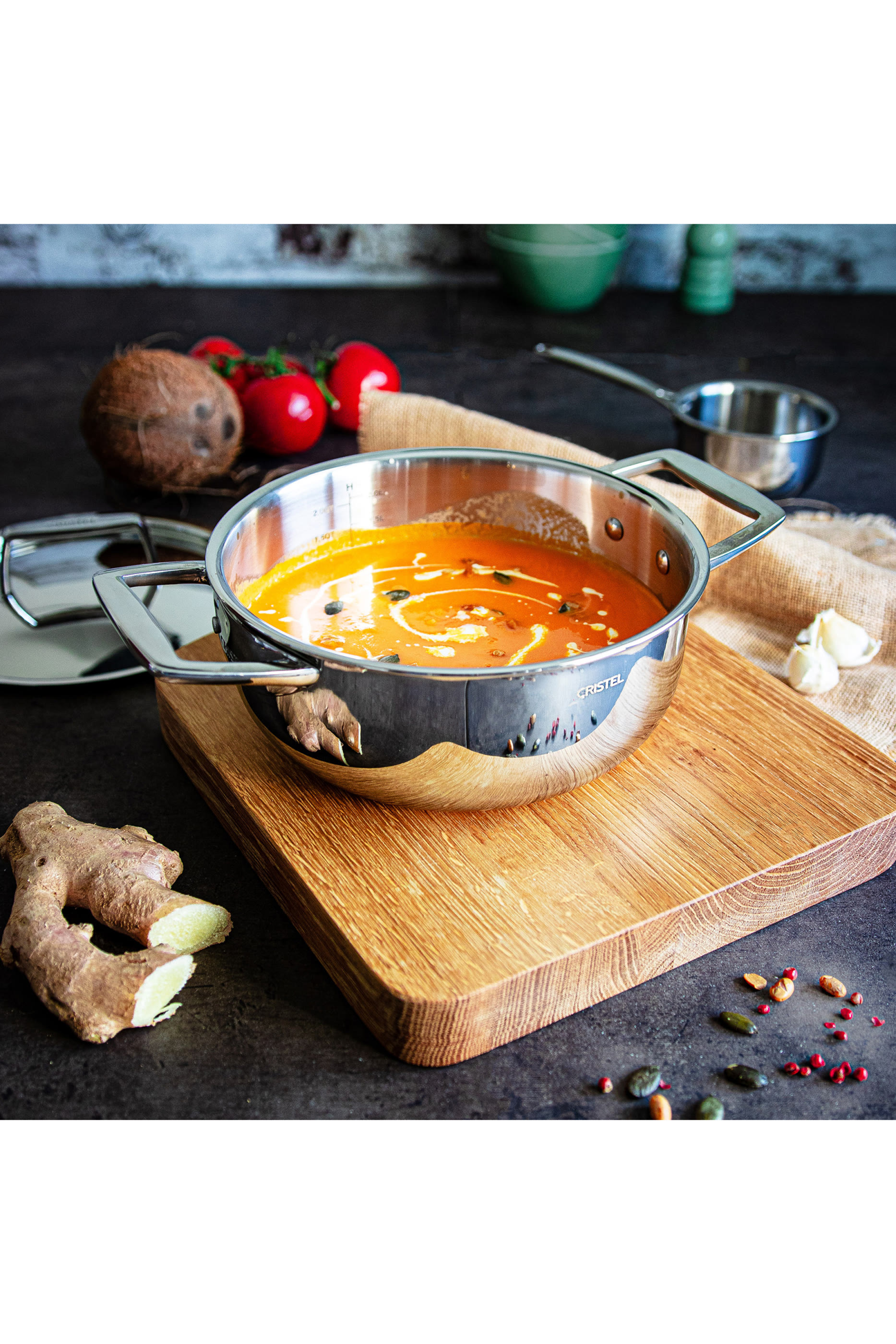 قدر حساء كاستل برو بهيكل متعدد الطبقات