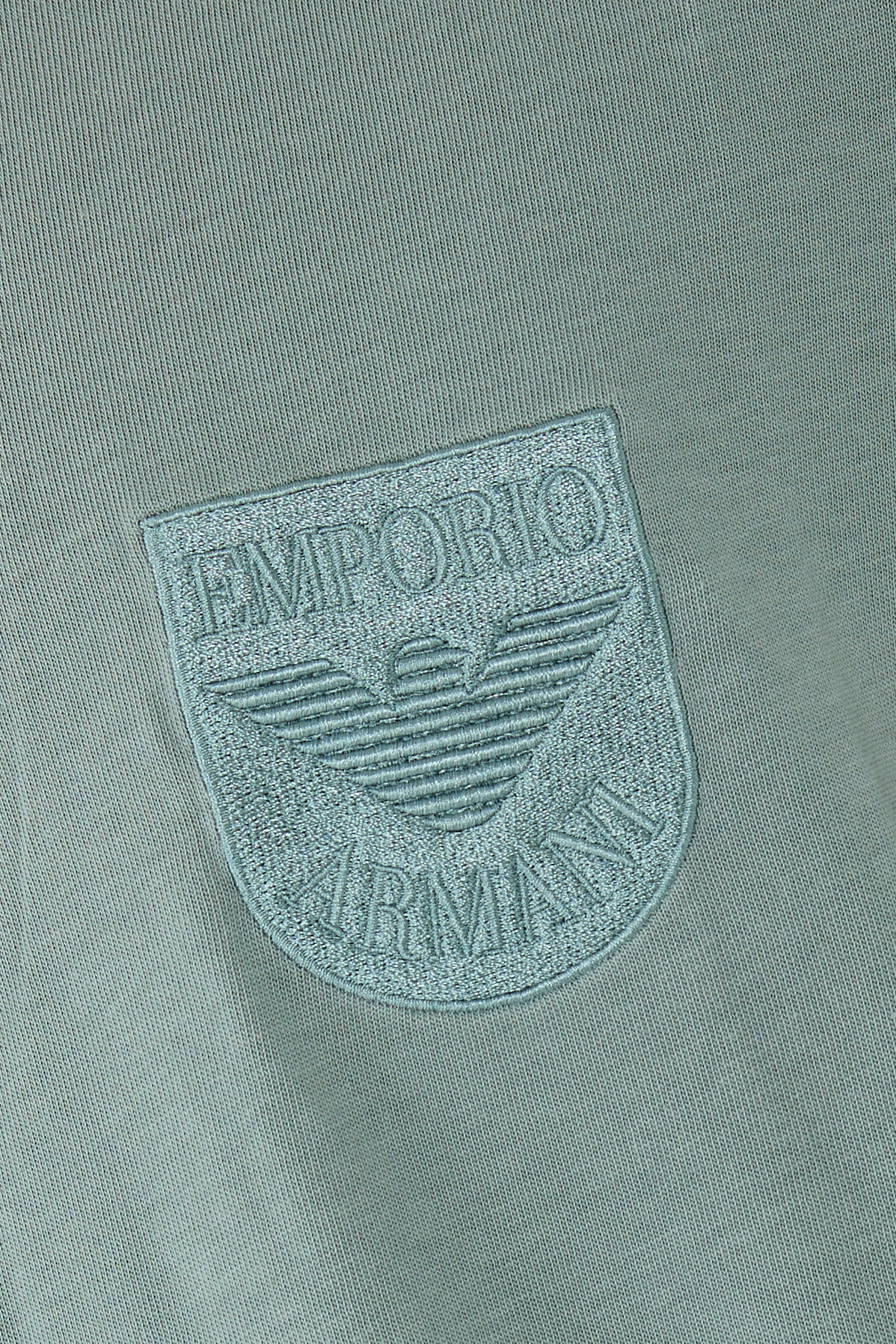 تيشيرت مزين بتطريز شعار الماركة جيرسيه ثقيل