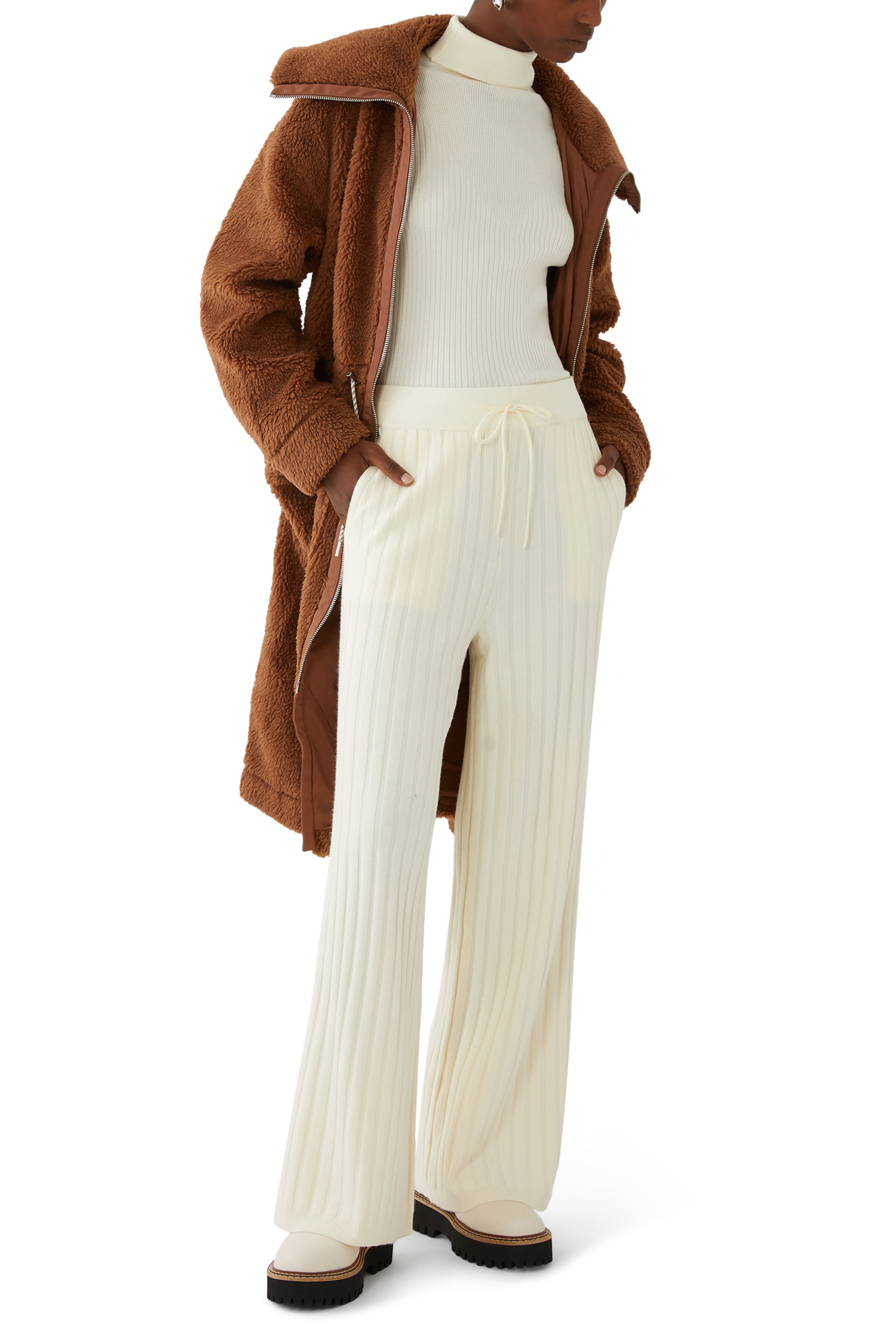 بنطال سيمون نسيج مضلع