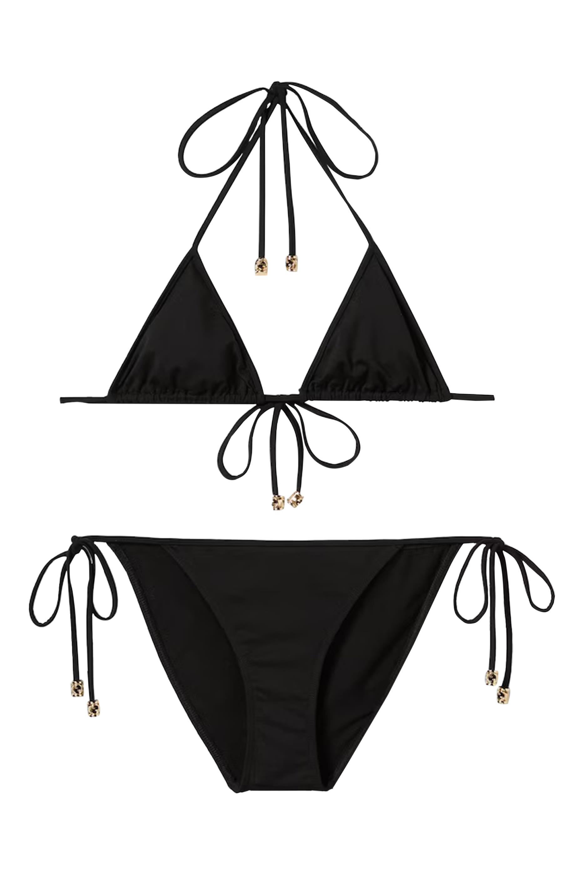 طقم بيكيني جيرسيه لامع