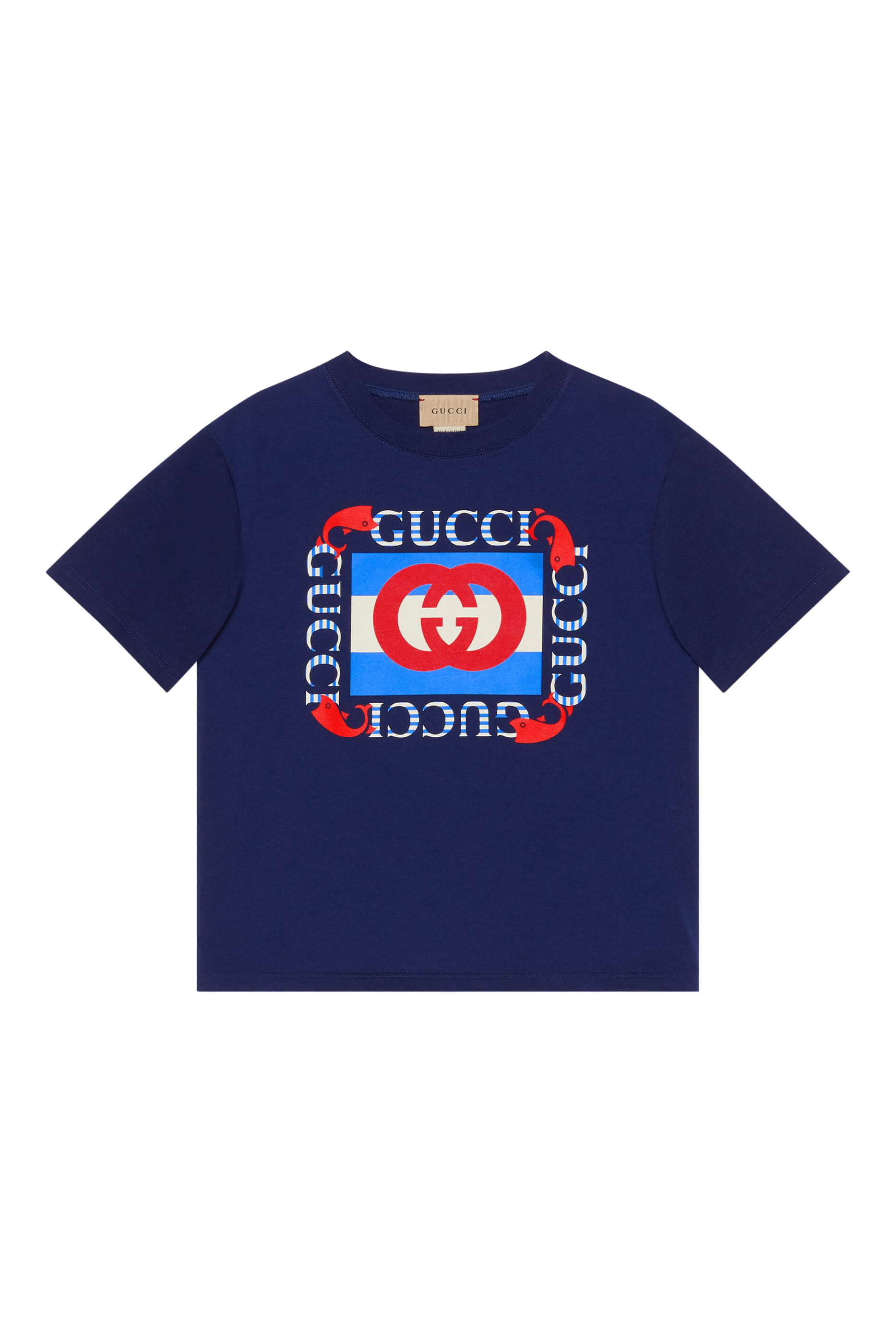 تيشيرت كوسموجوني بطبعة شعار الماركة