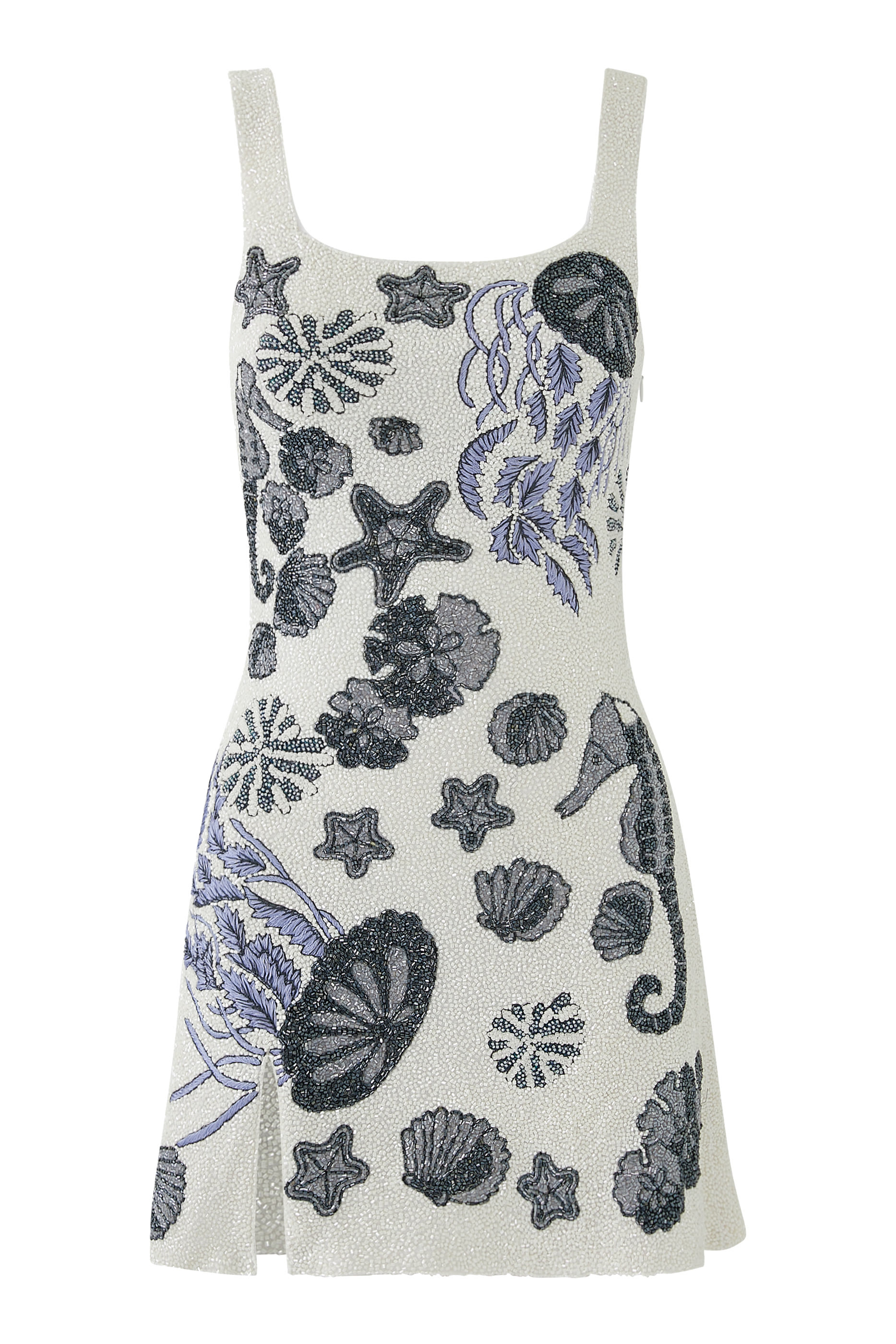 فستان قصير نيو أورليانز بخرز