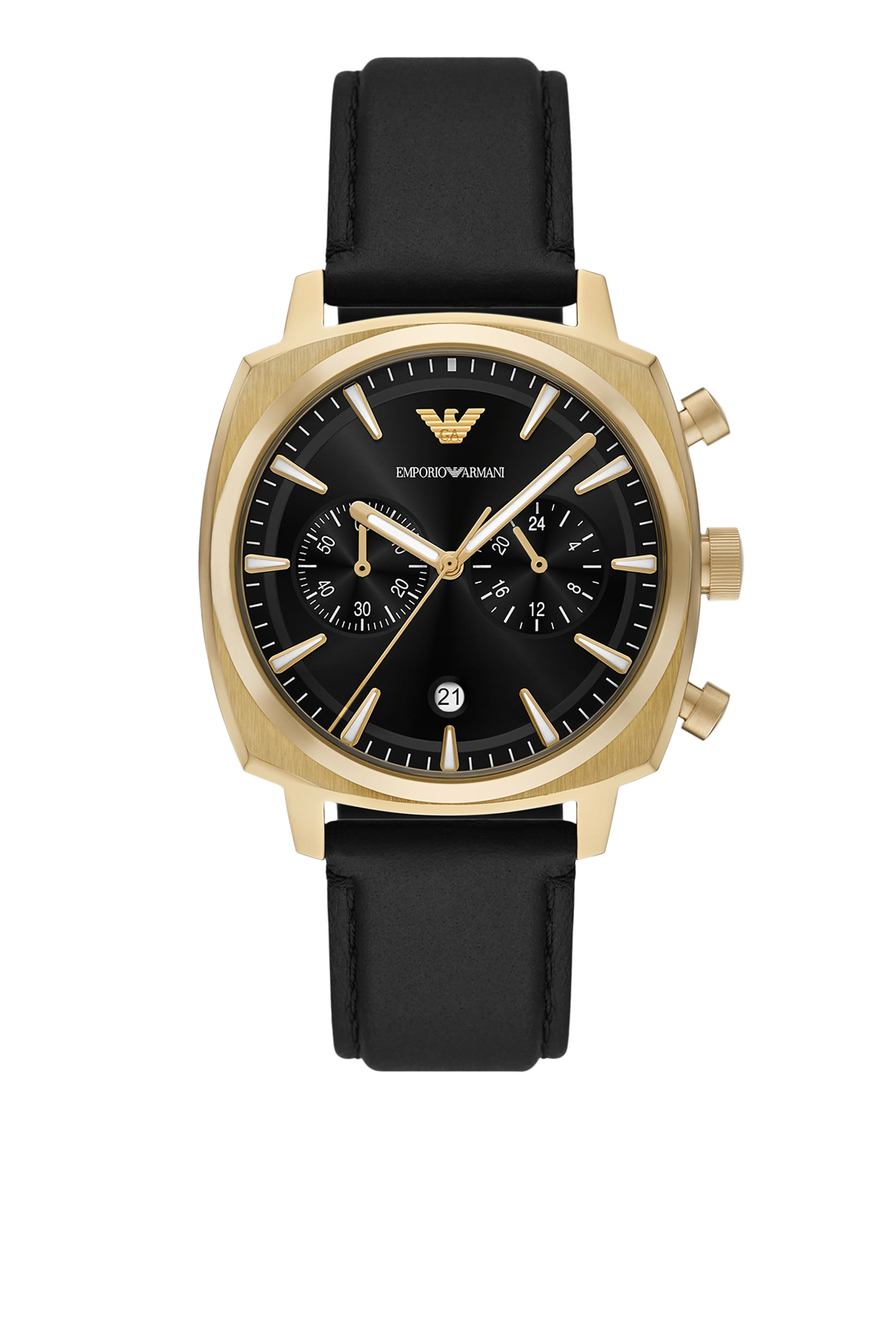 ساعة كرونوغراف جلد