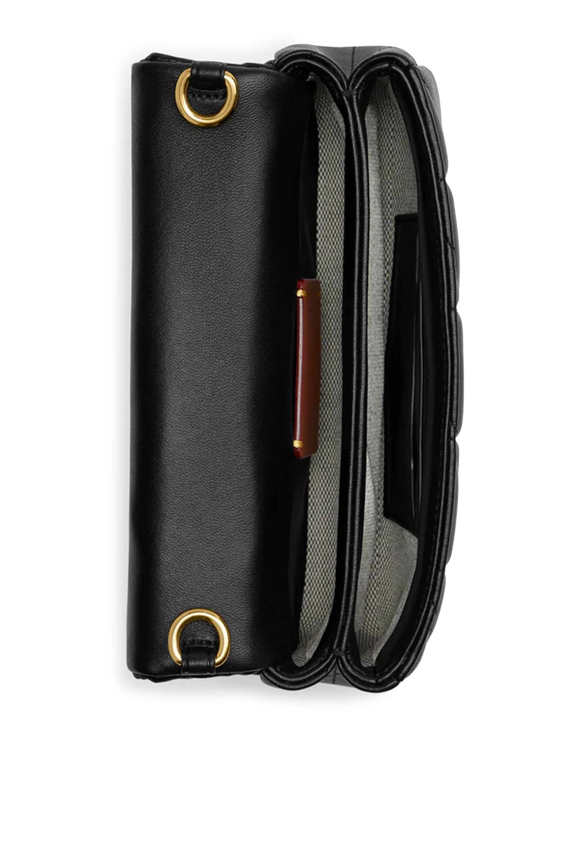 حقيبة تابي بيلو بحمالة وتصميم مبطن جلد