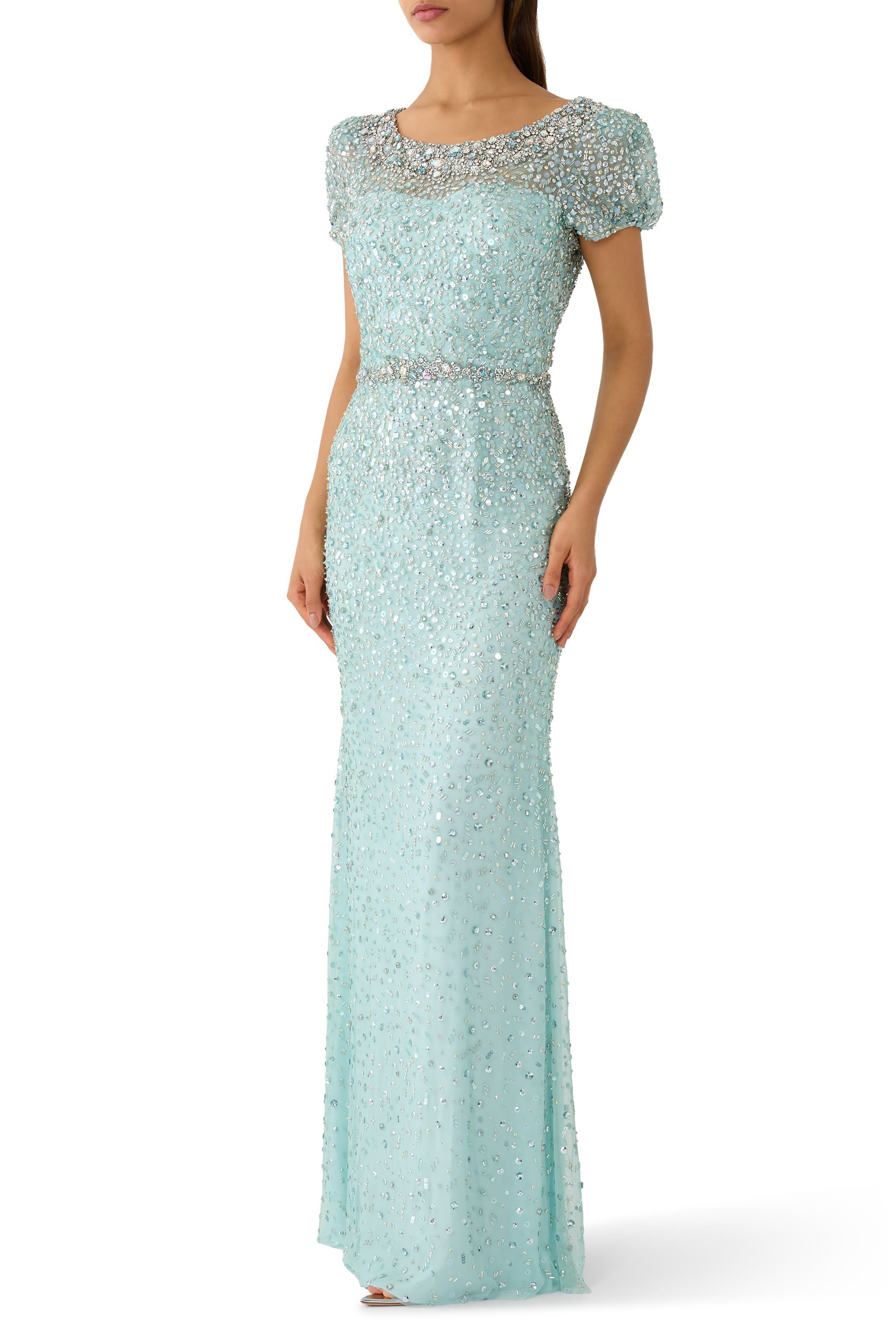 فستان سهرة ايبوك مطرز