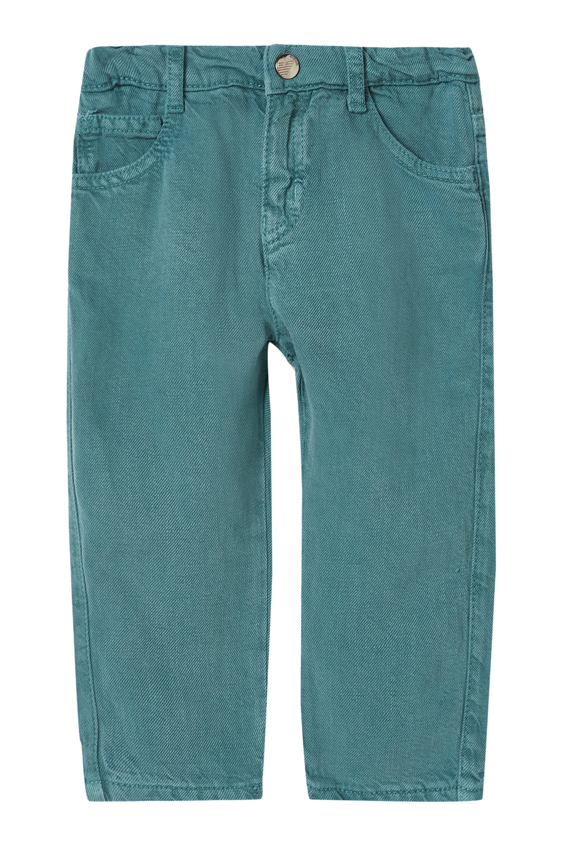 بنطال للأطفال برقعة شعار الماركة