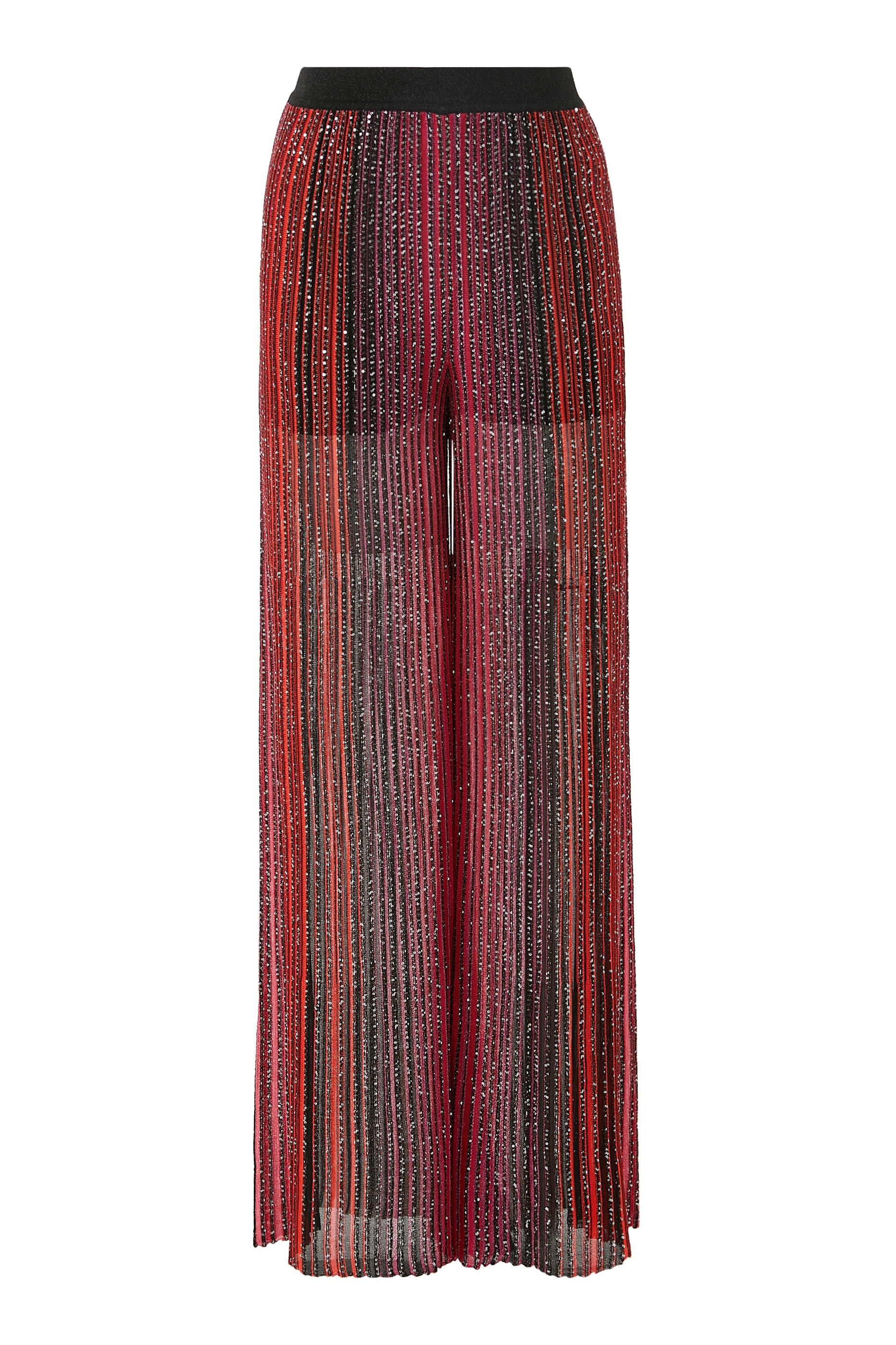 بنطال بقصة ساق مستقيمة مطرز بترتر