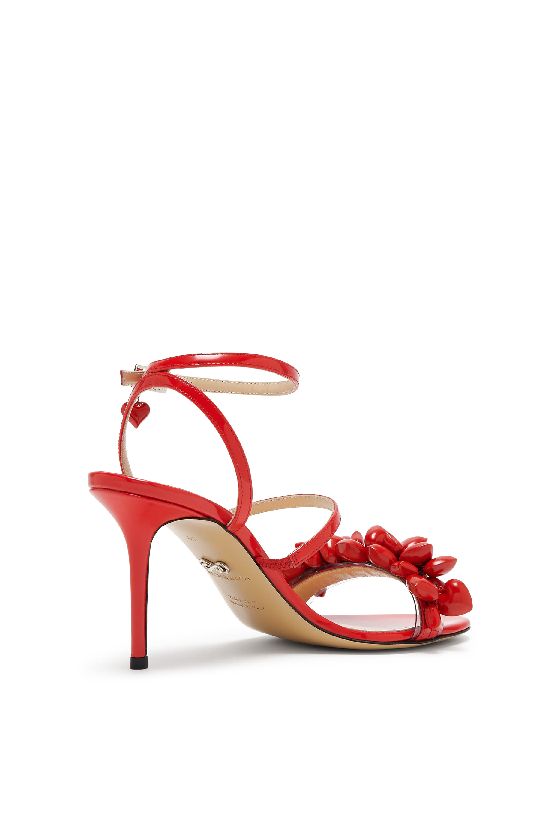 صندل 85 مزين بقلوب منفوخة