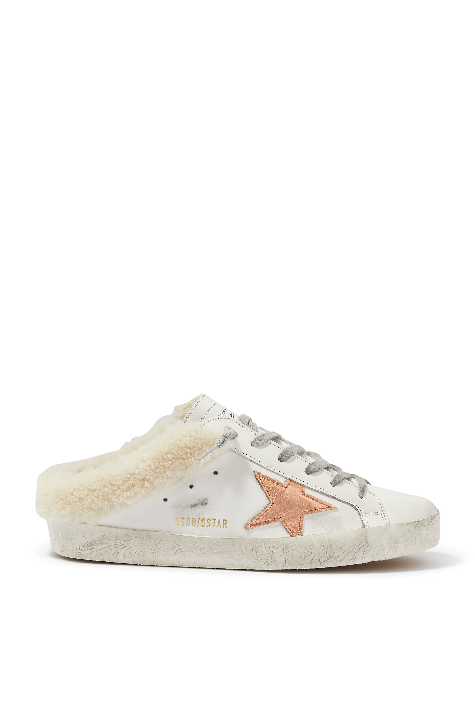 سنيكرز سوبر ستار مفتوح من الخلف ببطانة فرو