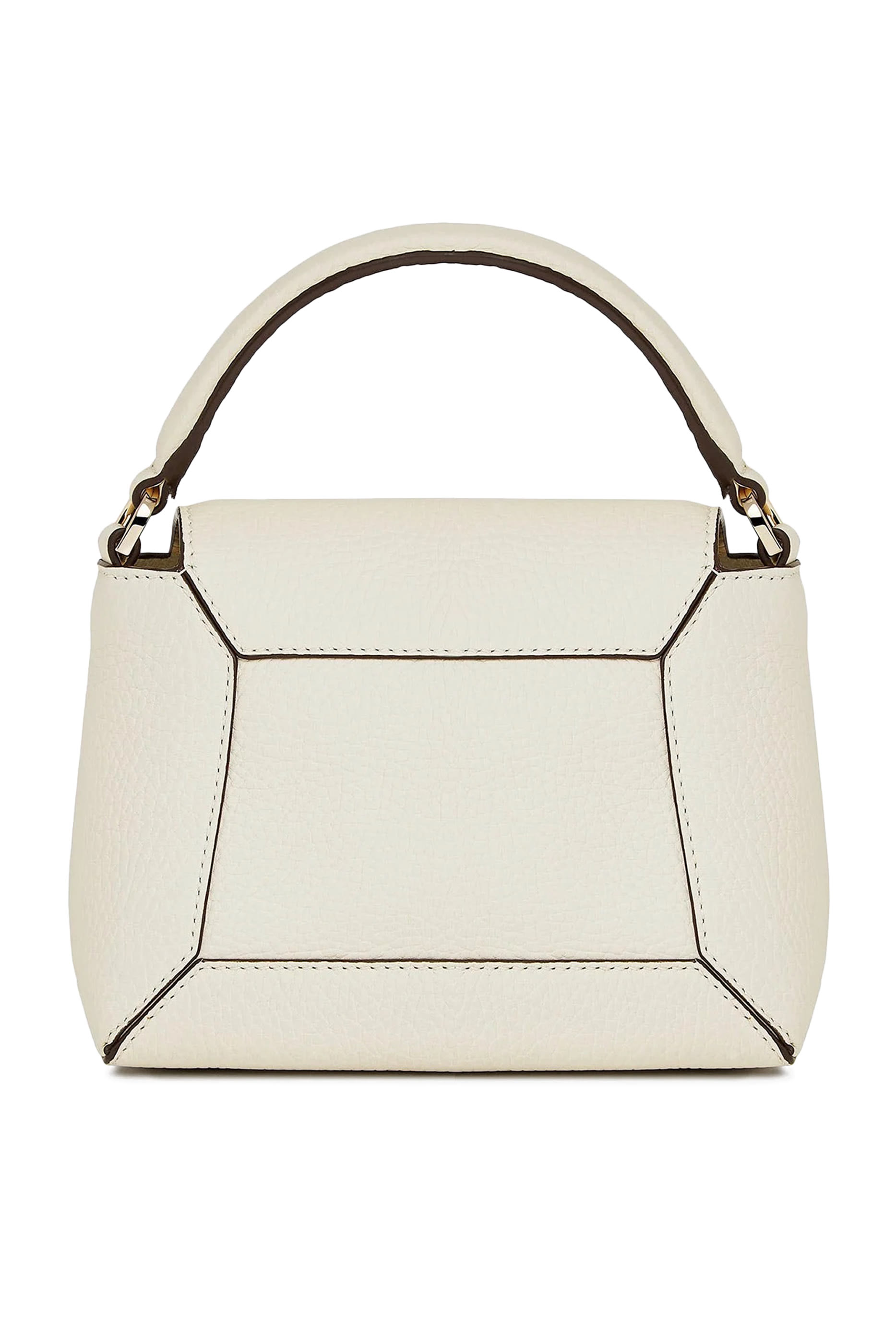 حقيبة موزاييك نانو بيد علوية جلد عجل بارز