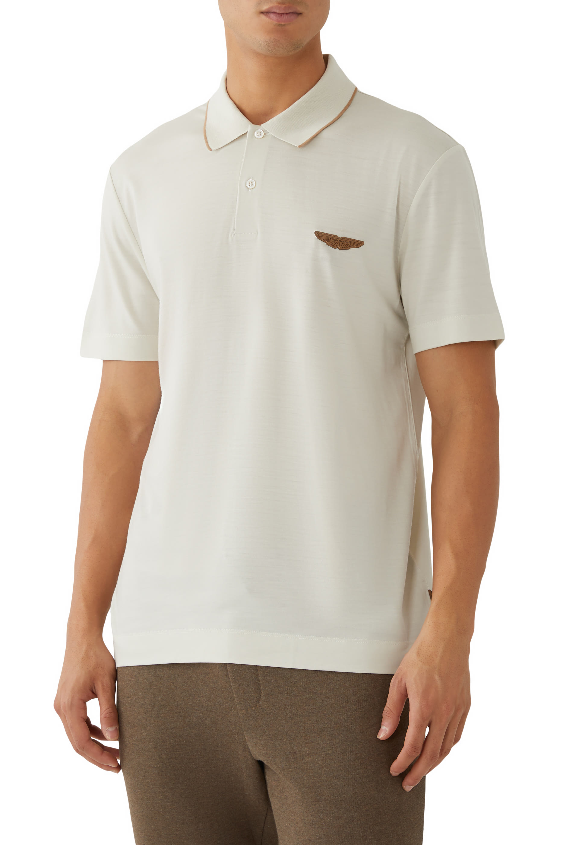 قميص بولو ال-روري أستون مارتن صوف ميرينو