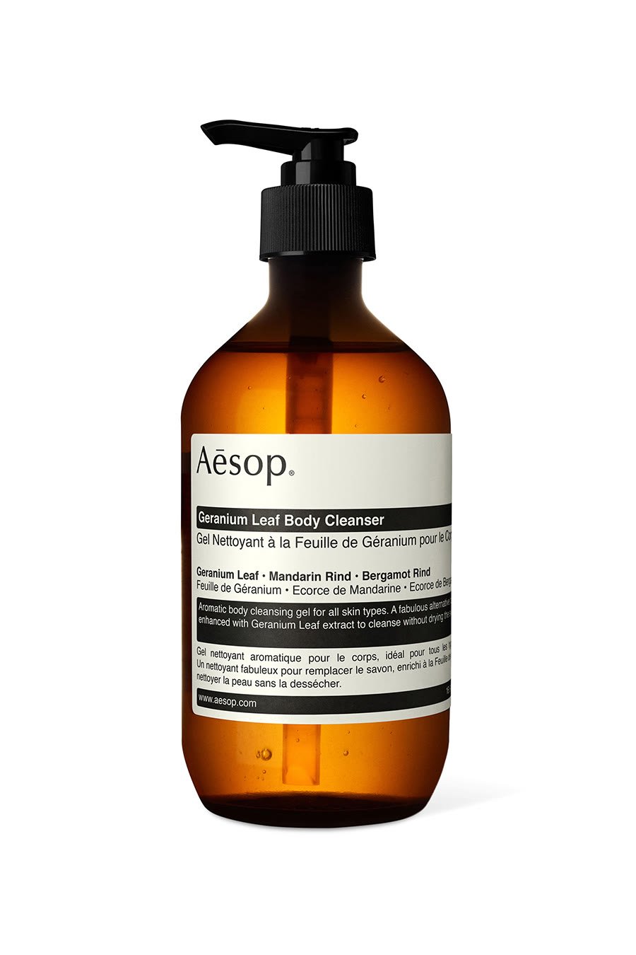 غسول للجسم بأوراق الغرنوقي