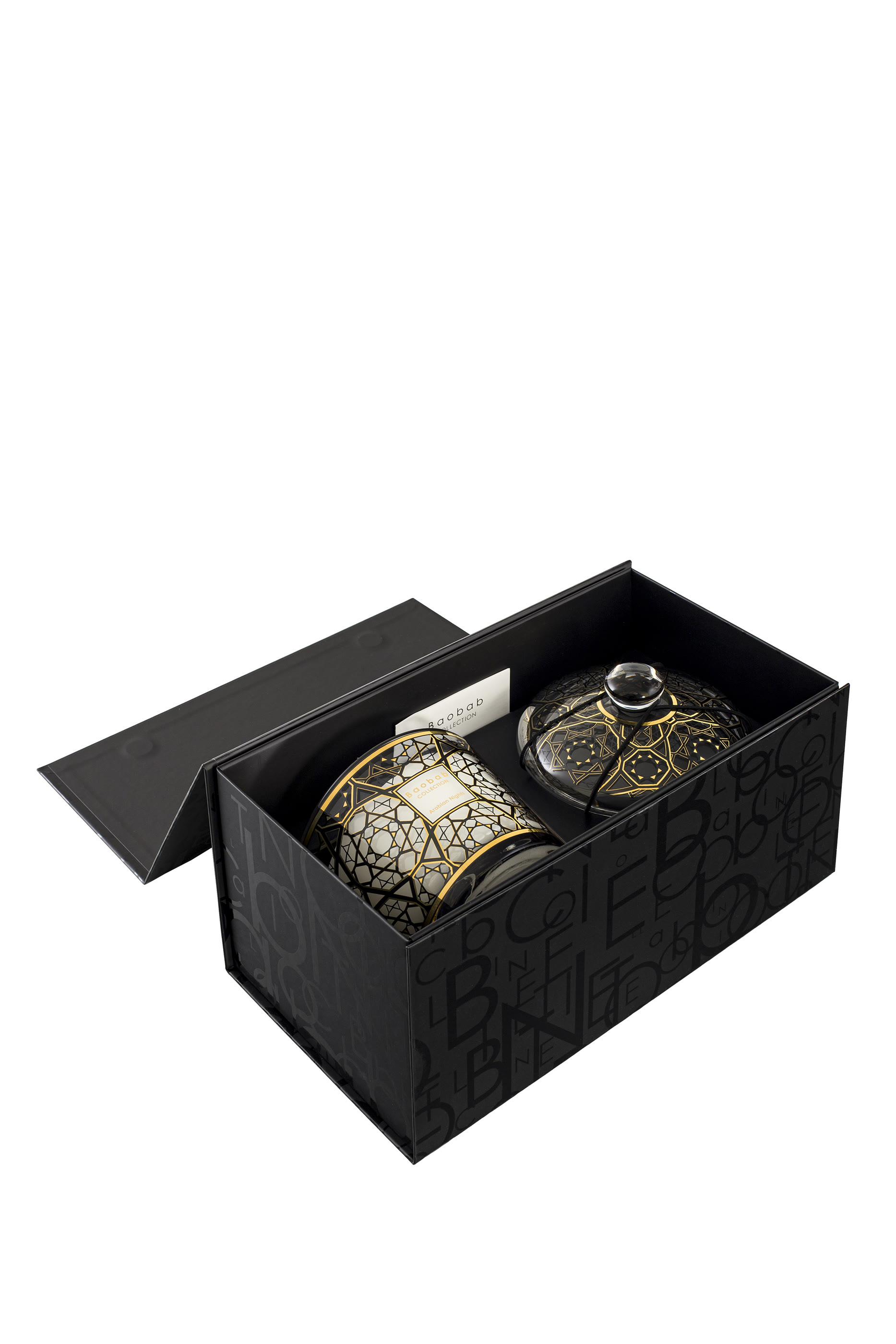 مجموعة هدية شمعة أرابيان نايتس ماكس 10 في وعاء مقبب