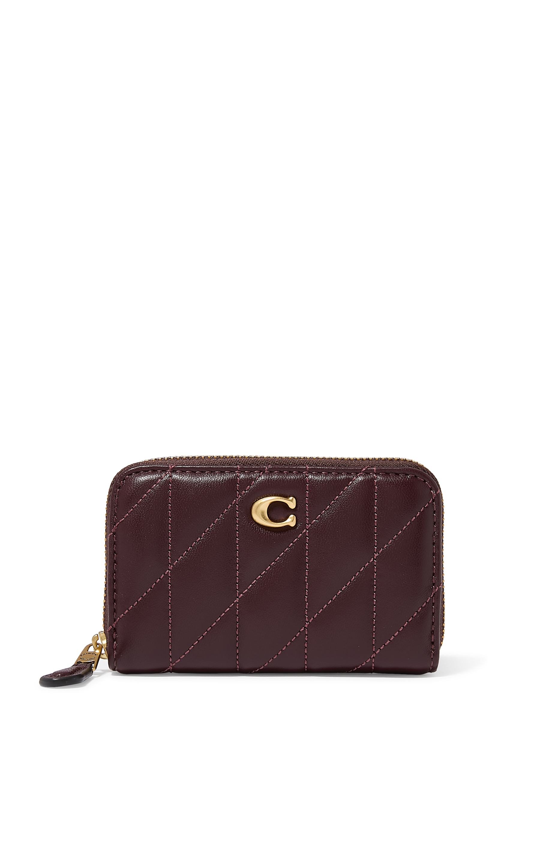 محفظة بسحاب جلد