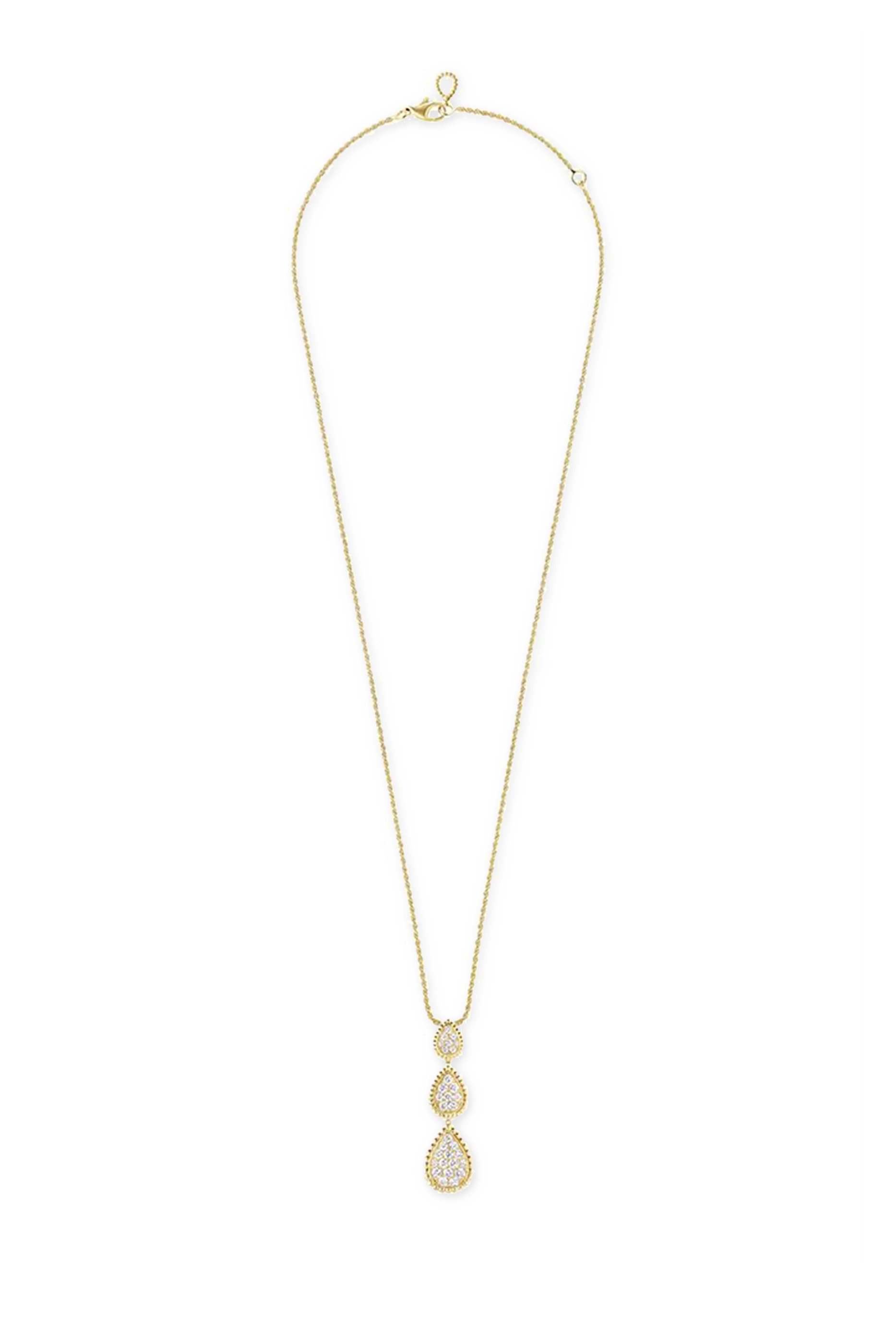 Serpent Bohème Pendant Necklace, 18K Yellow Gold & Diamond