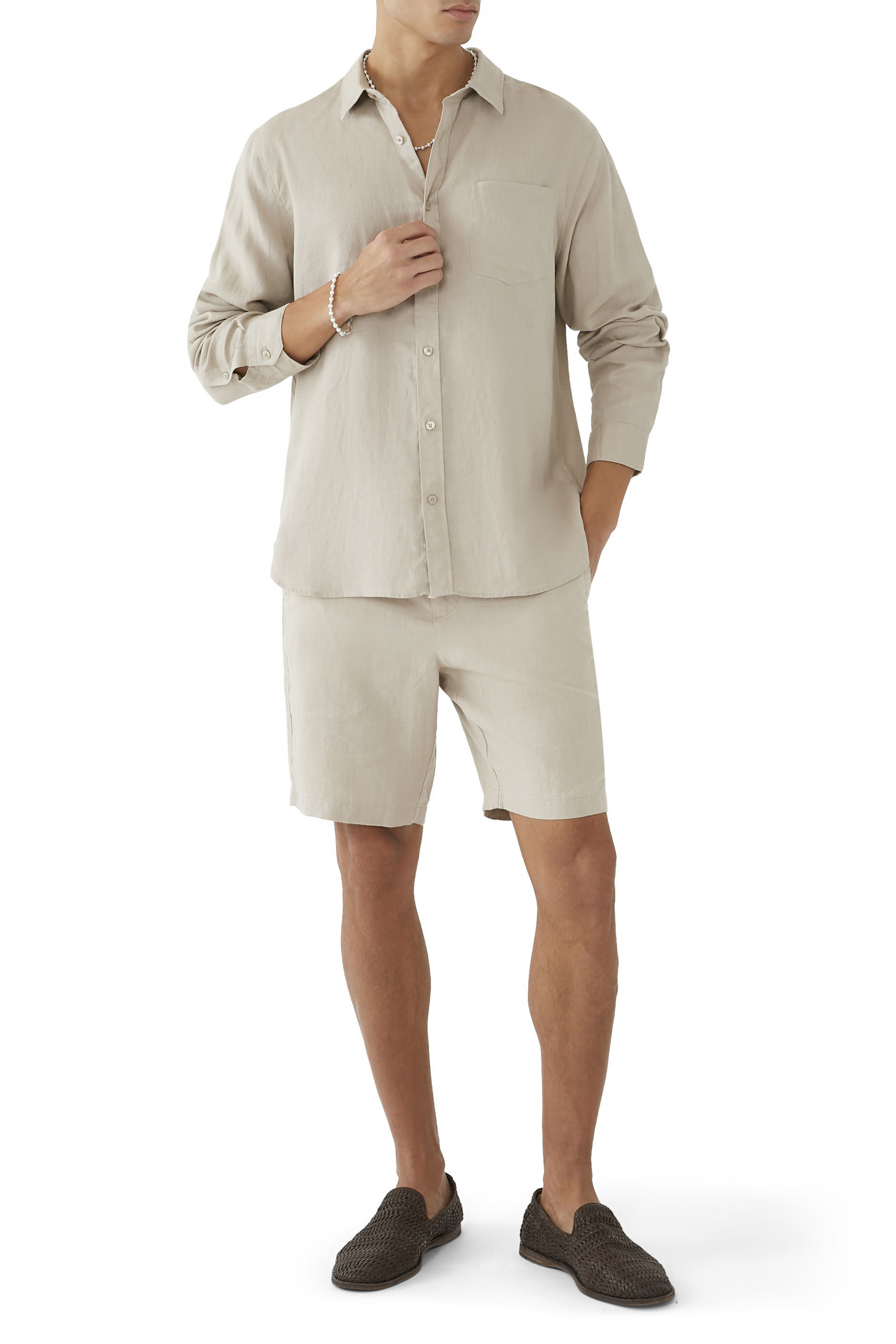 شورت خفيف الوزن قماش قنب