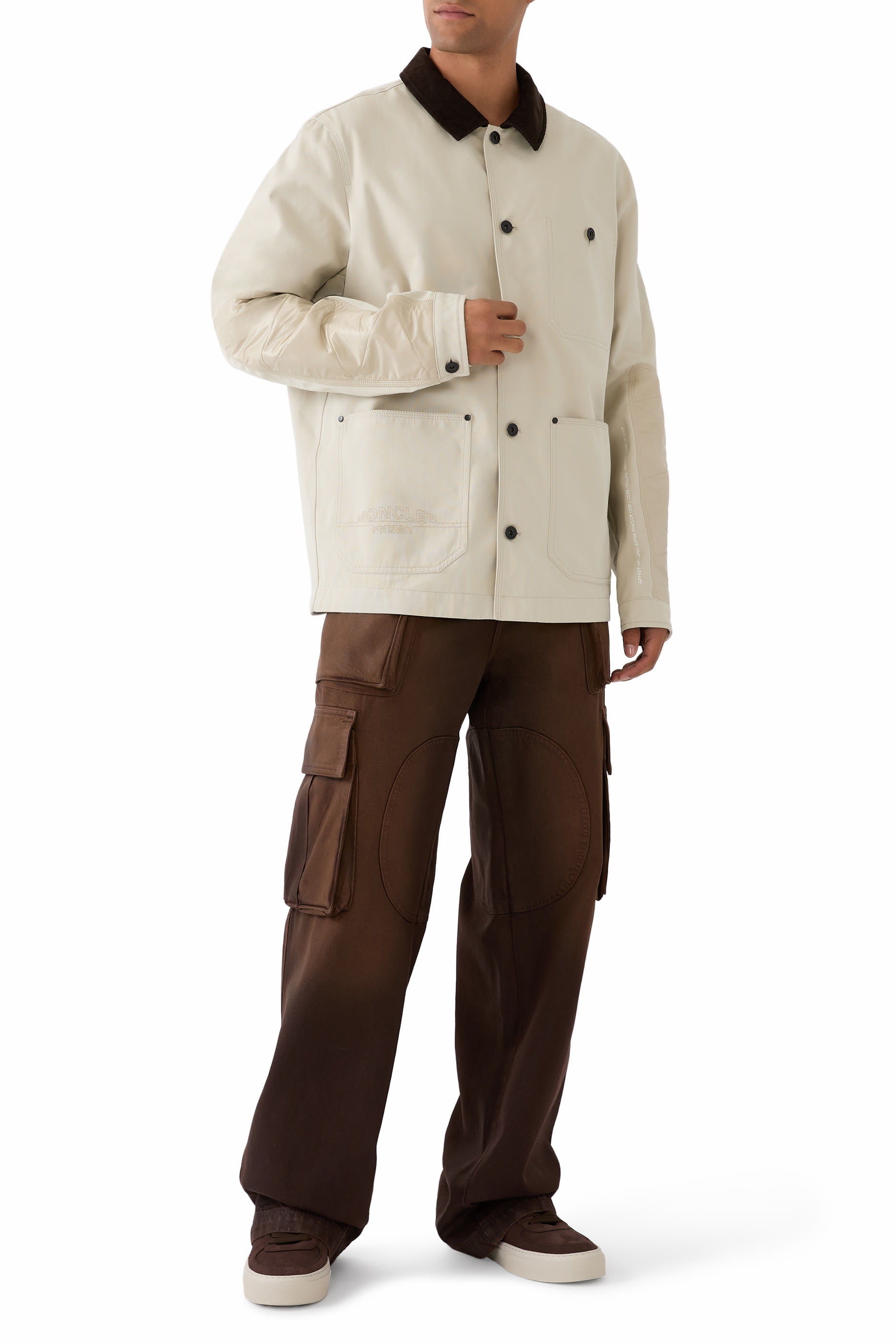 جاكيت غيك بتصميم قميص قطن