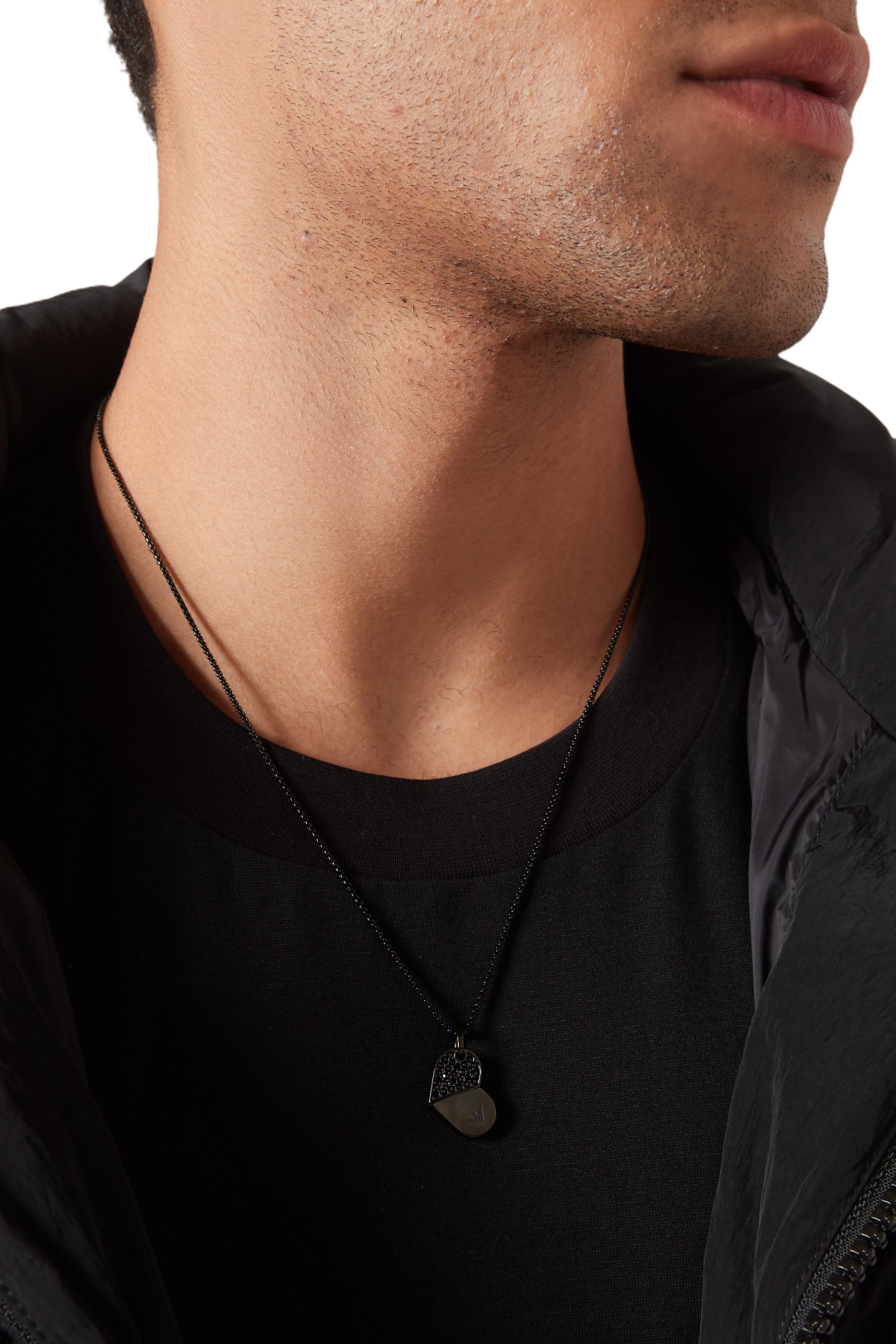 قلادة بدلاية على شكل شارة ستانلس ستيل