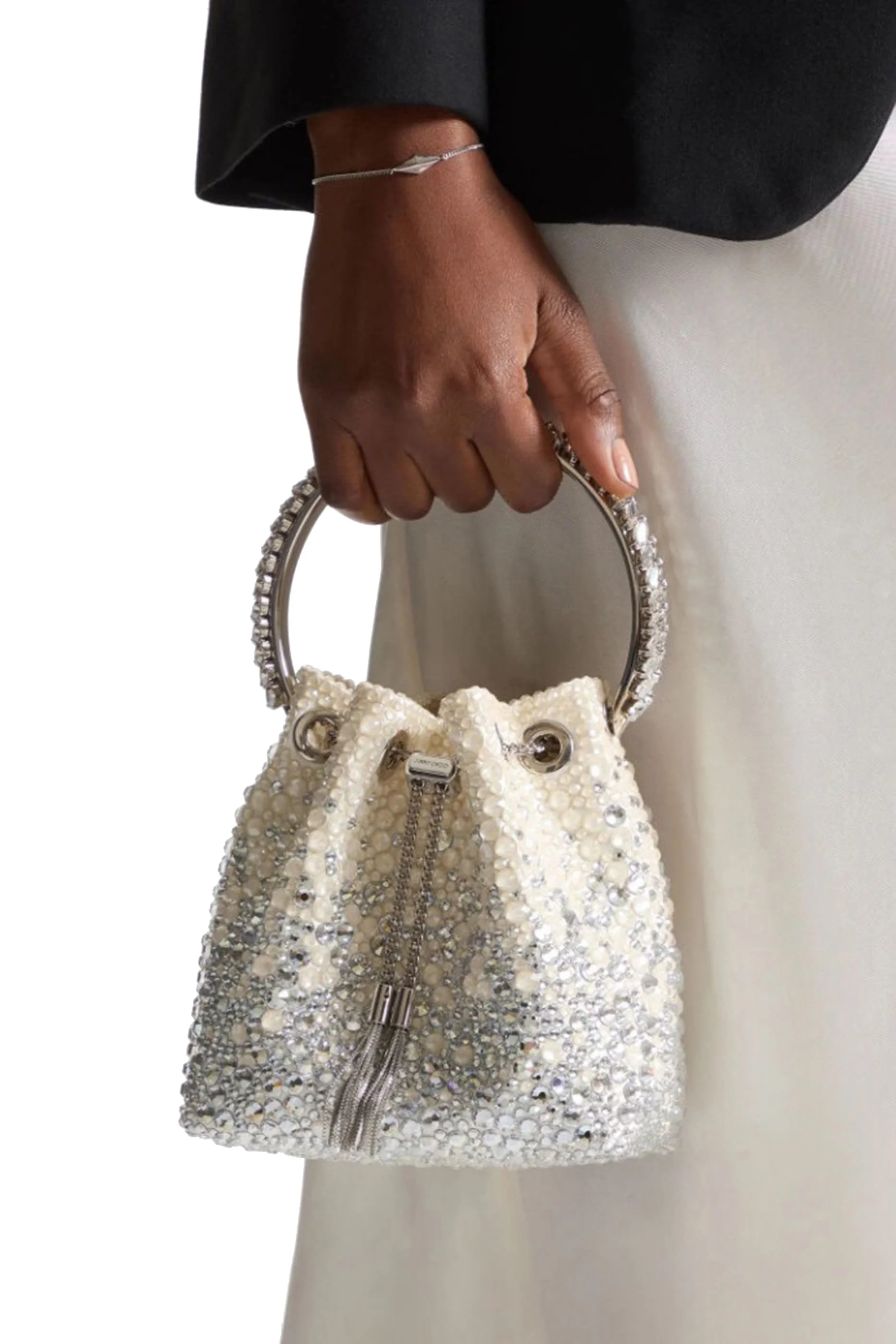 حقيبة مرصعة بالكريستال ستان