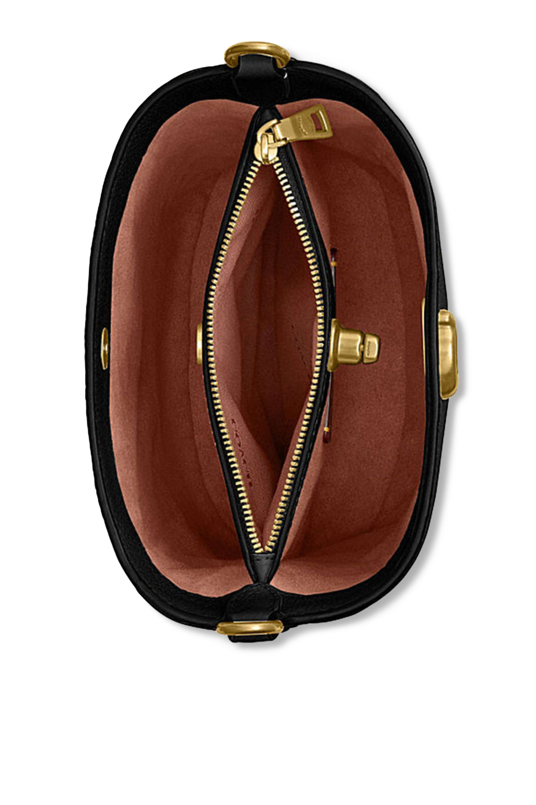 حقيبة باكيت ويلو جلد لامع