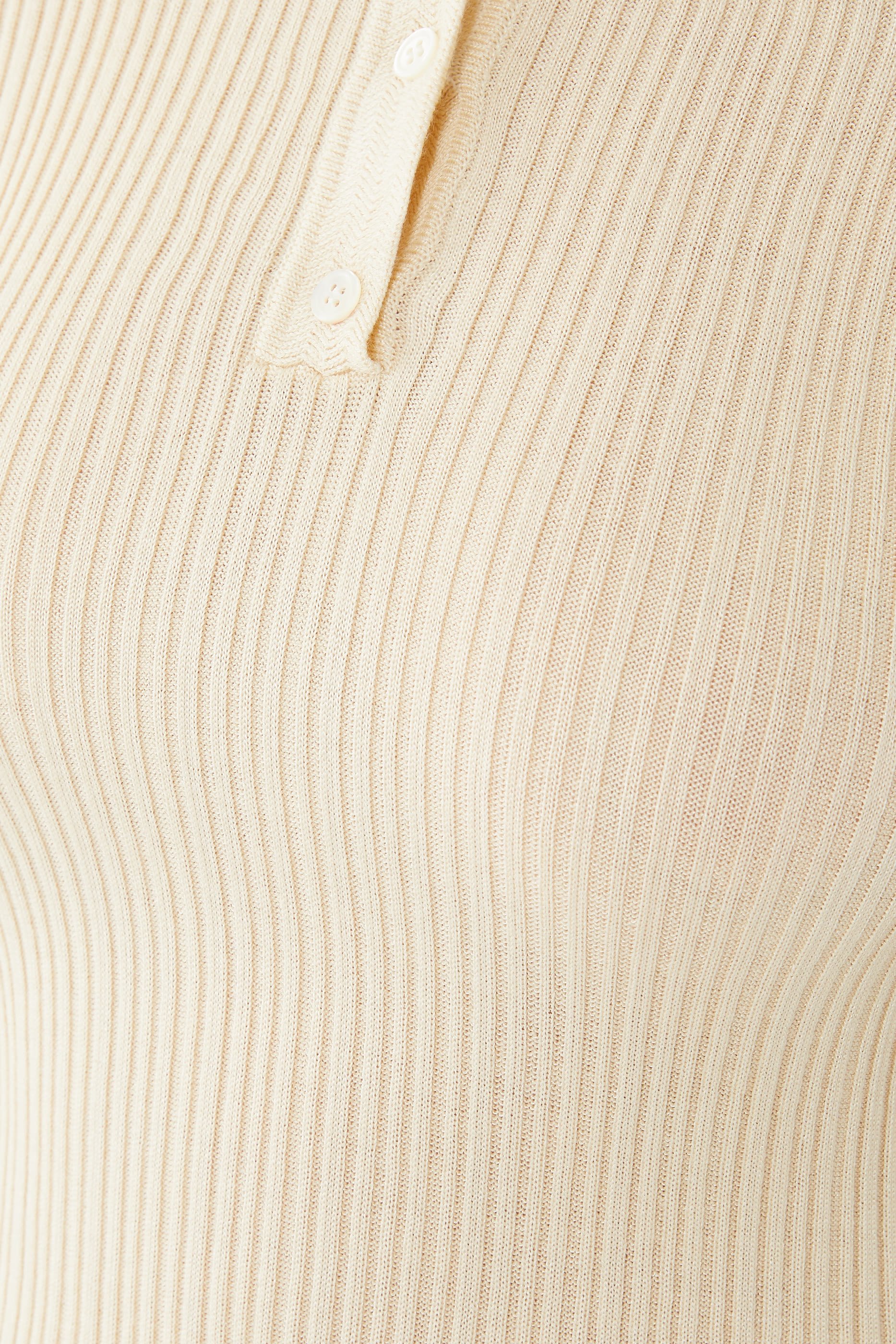 قميص بولو بقصة سليم نسيج مضلع