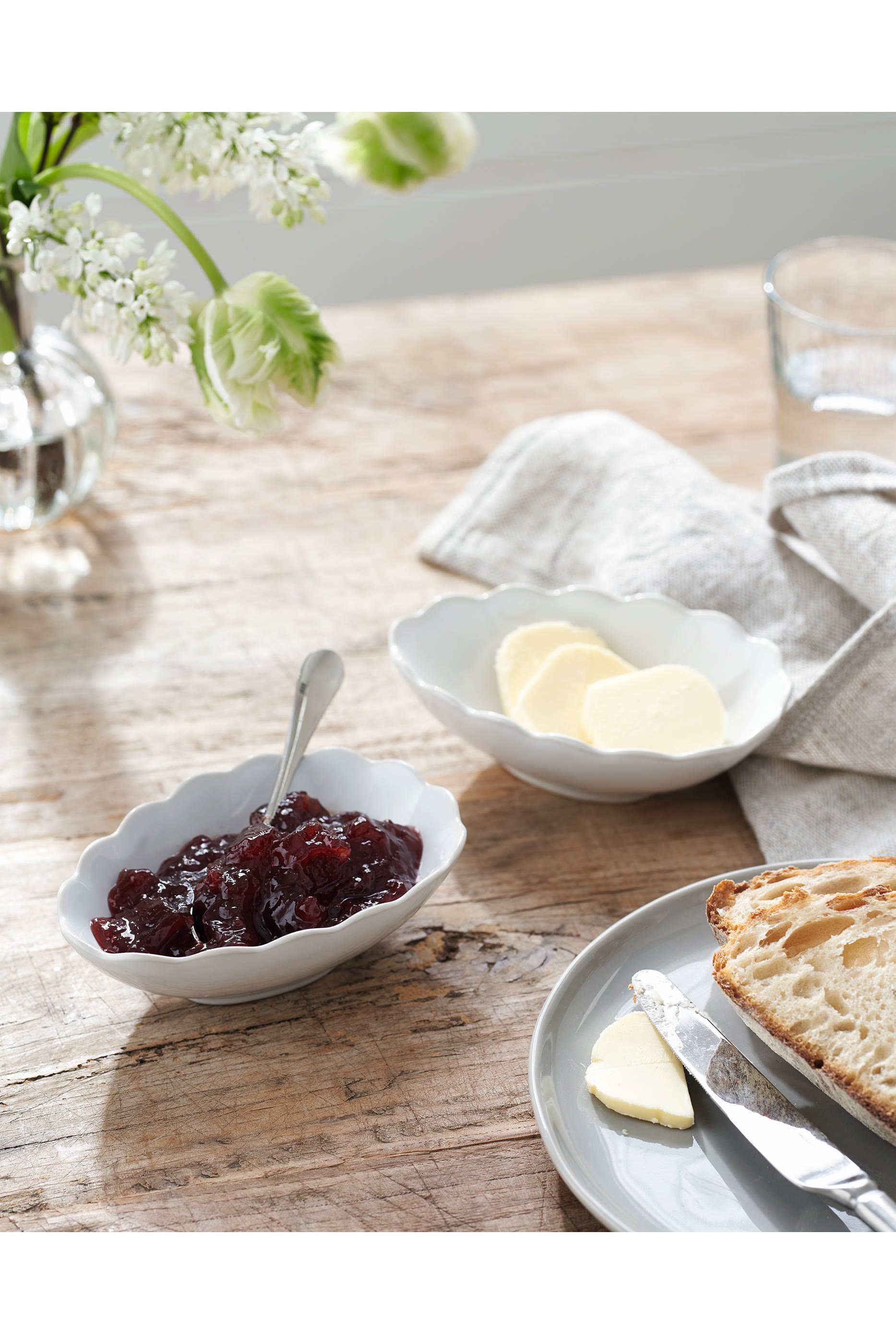 طقم أطباق تقديم بورتوبيللو المموجة