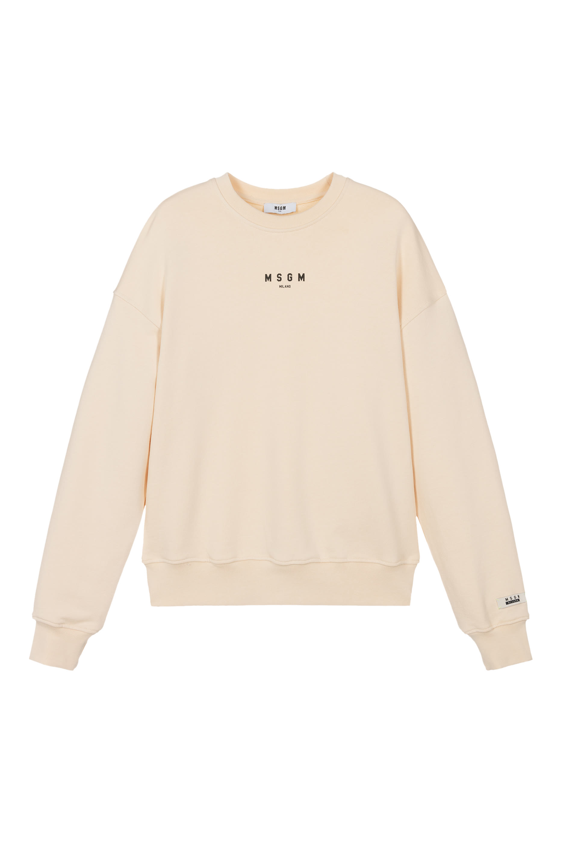 سويت شيرت بنقشة شعار الماركة بحجم صغير للأطفال