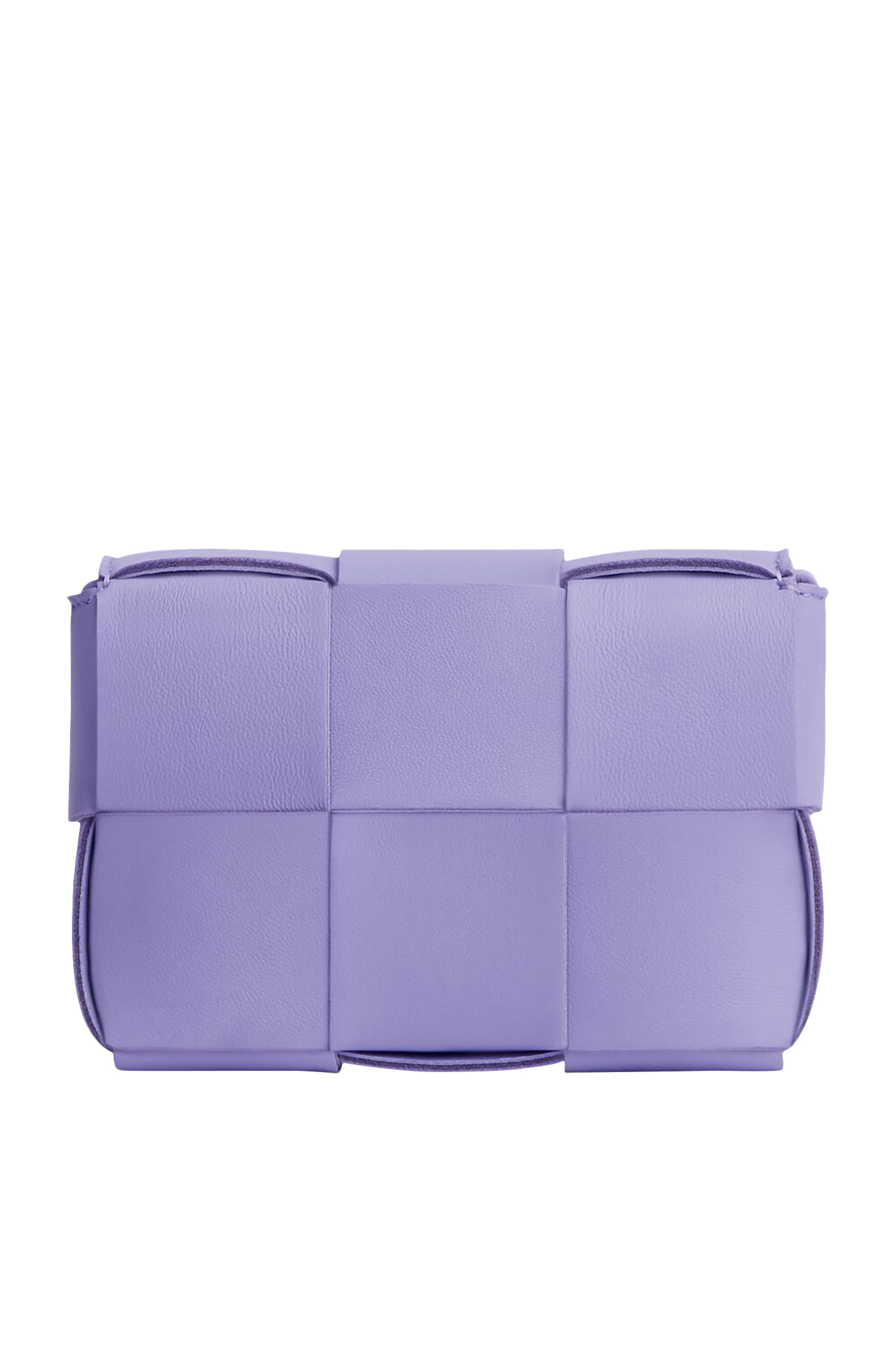 حقيبة كاسيت كروس صغيرة بالتصميم المجدول 