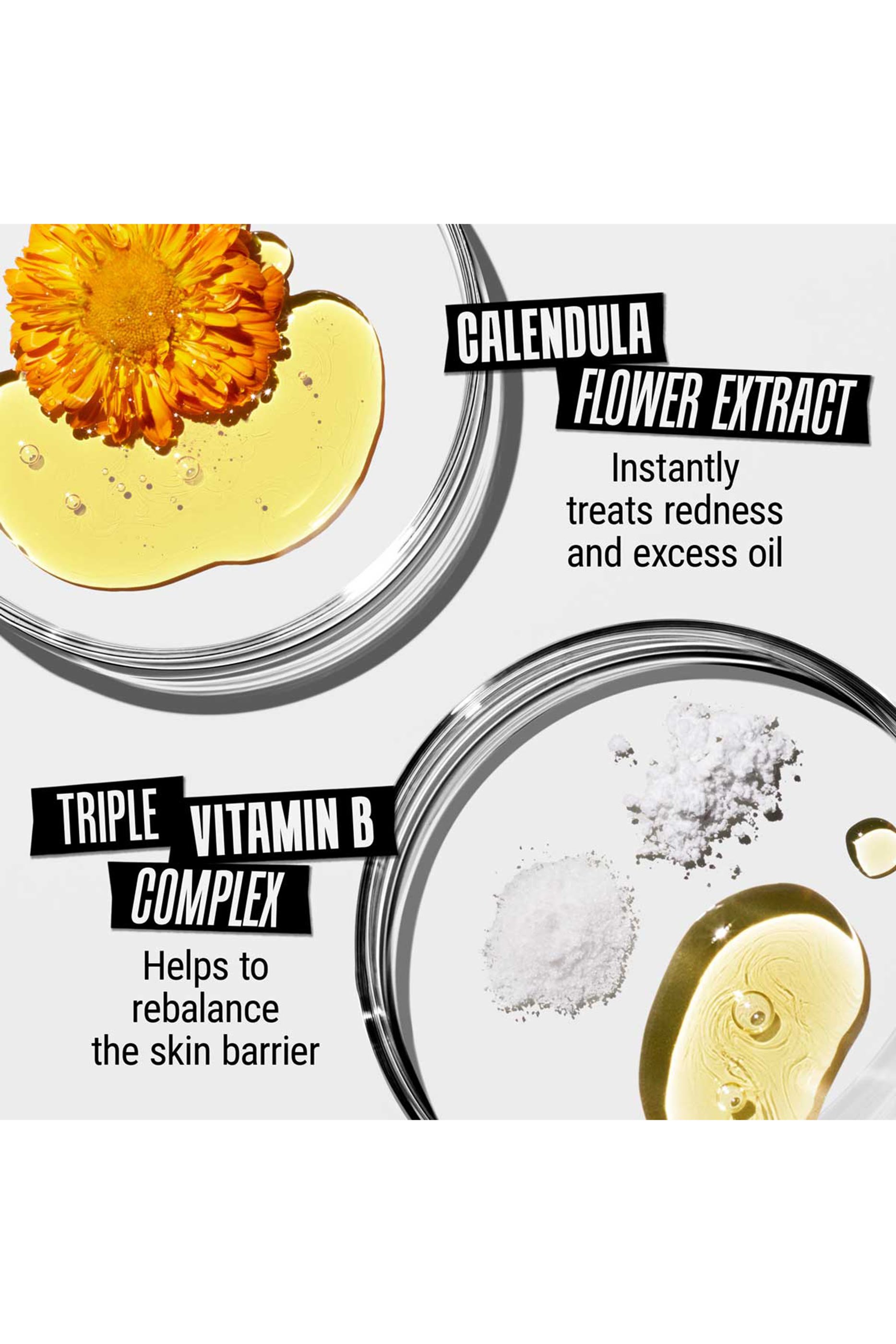 مستحلب كاليندولا  لتهدئة وموازنة البشرة