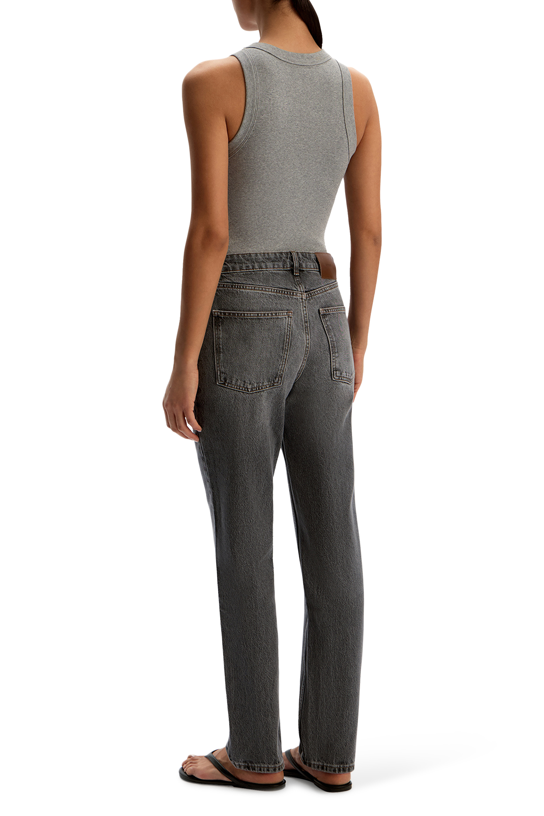 Straight-Leg Slim Fit Jeans 