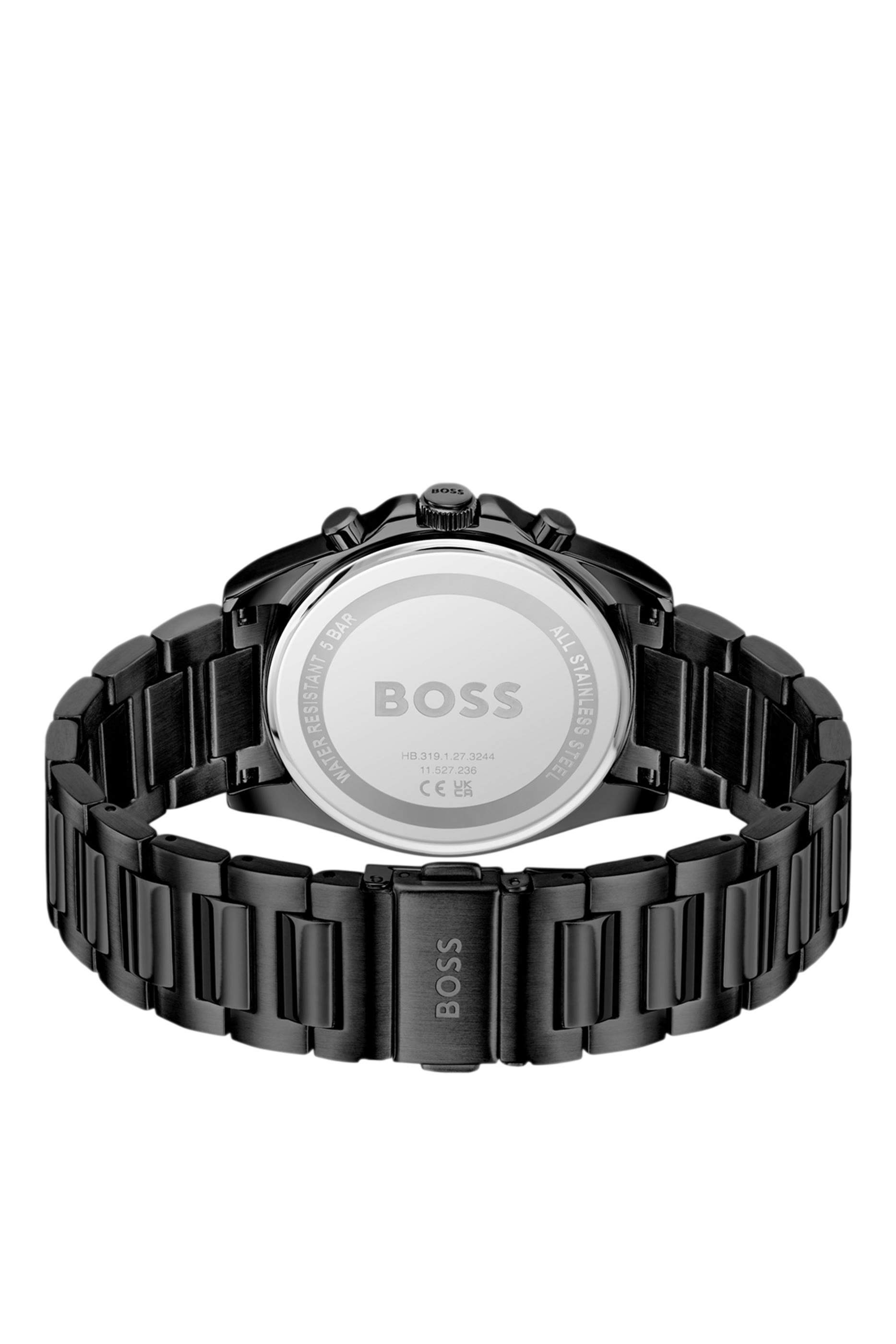 ساعة بسوار بحلقات على شكل حرف H 