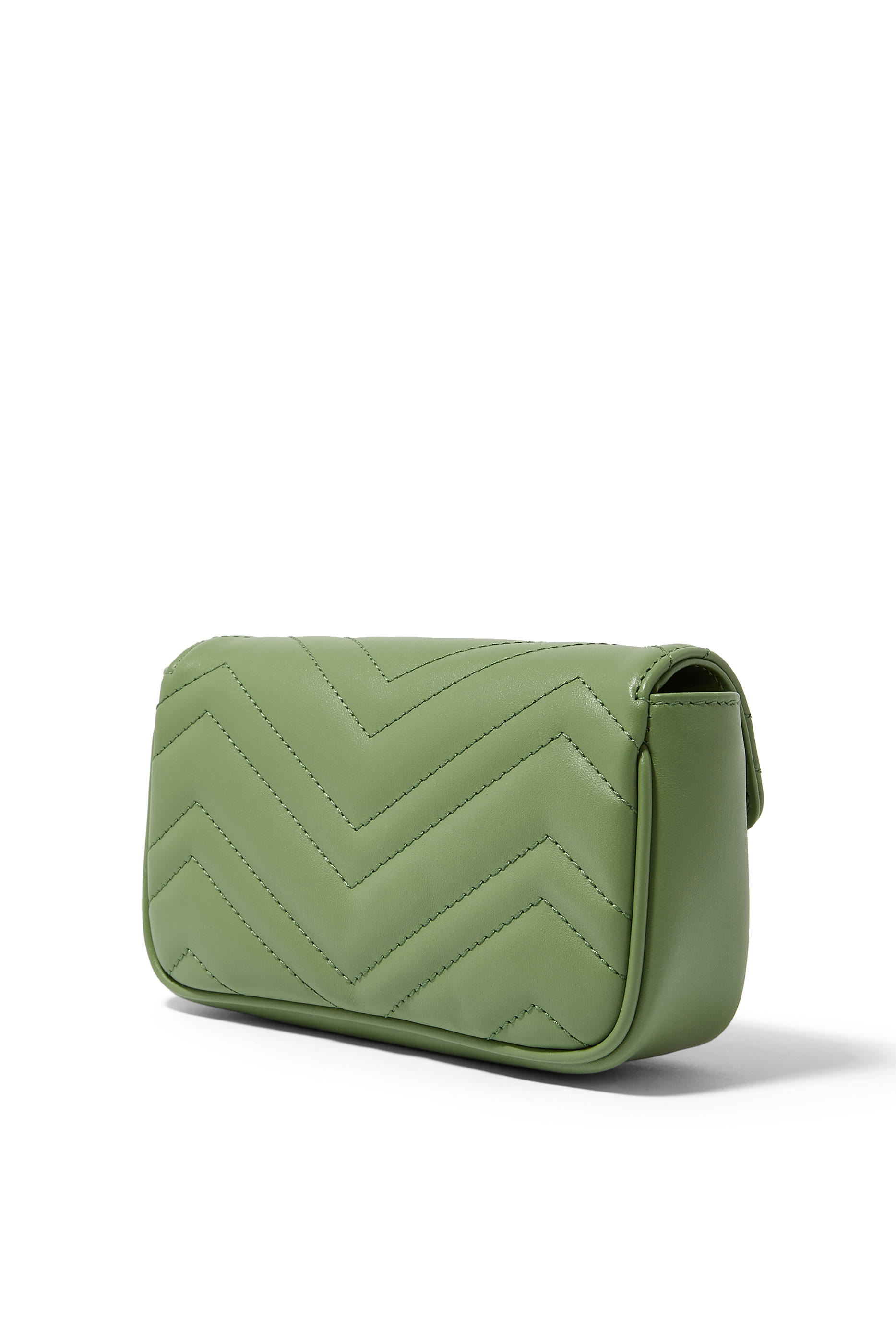 GG Marmont Matelass&eacute; Leather Super Mini Bag