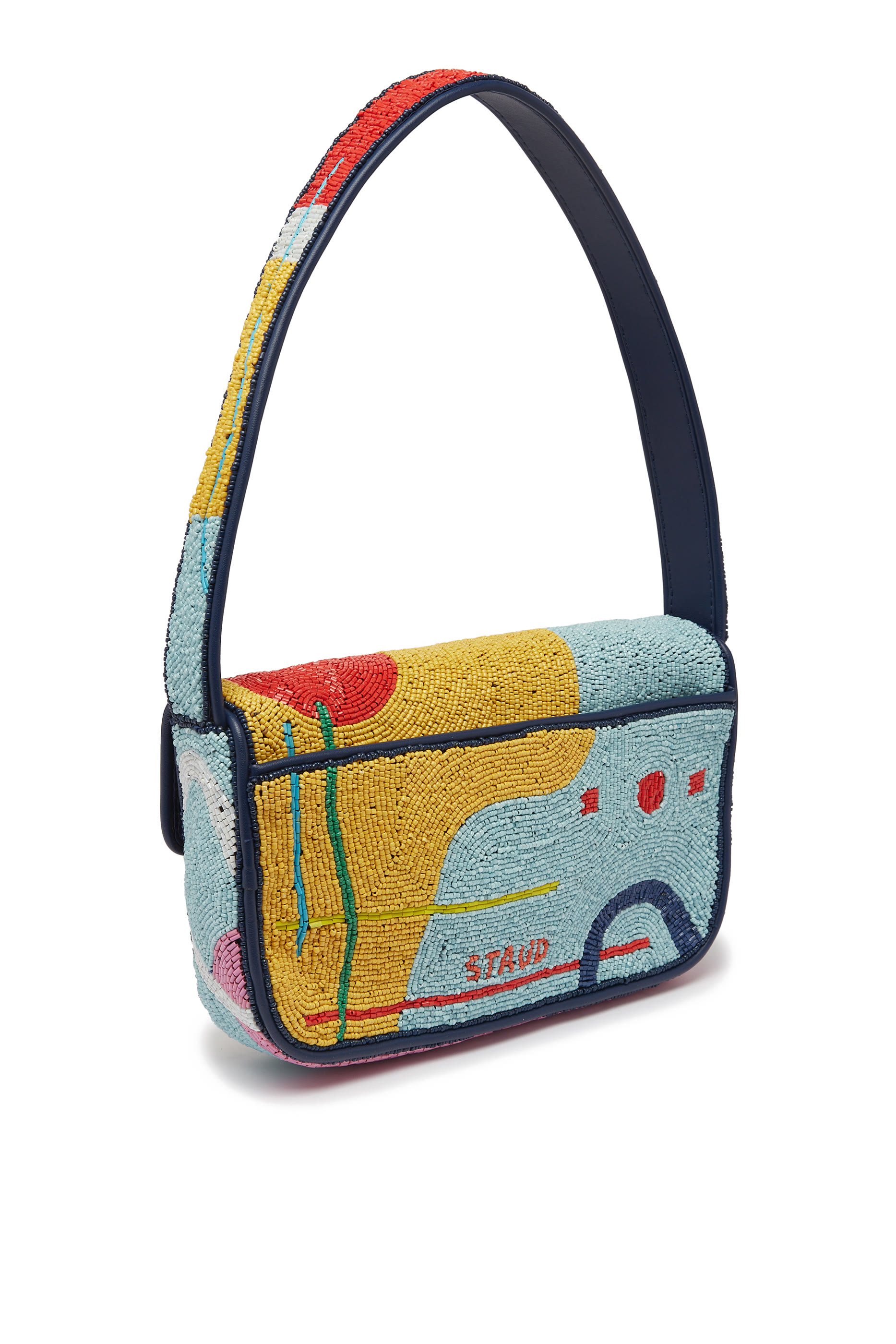 حقيبة كتف تومي مزينة بالخرز