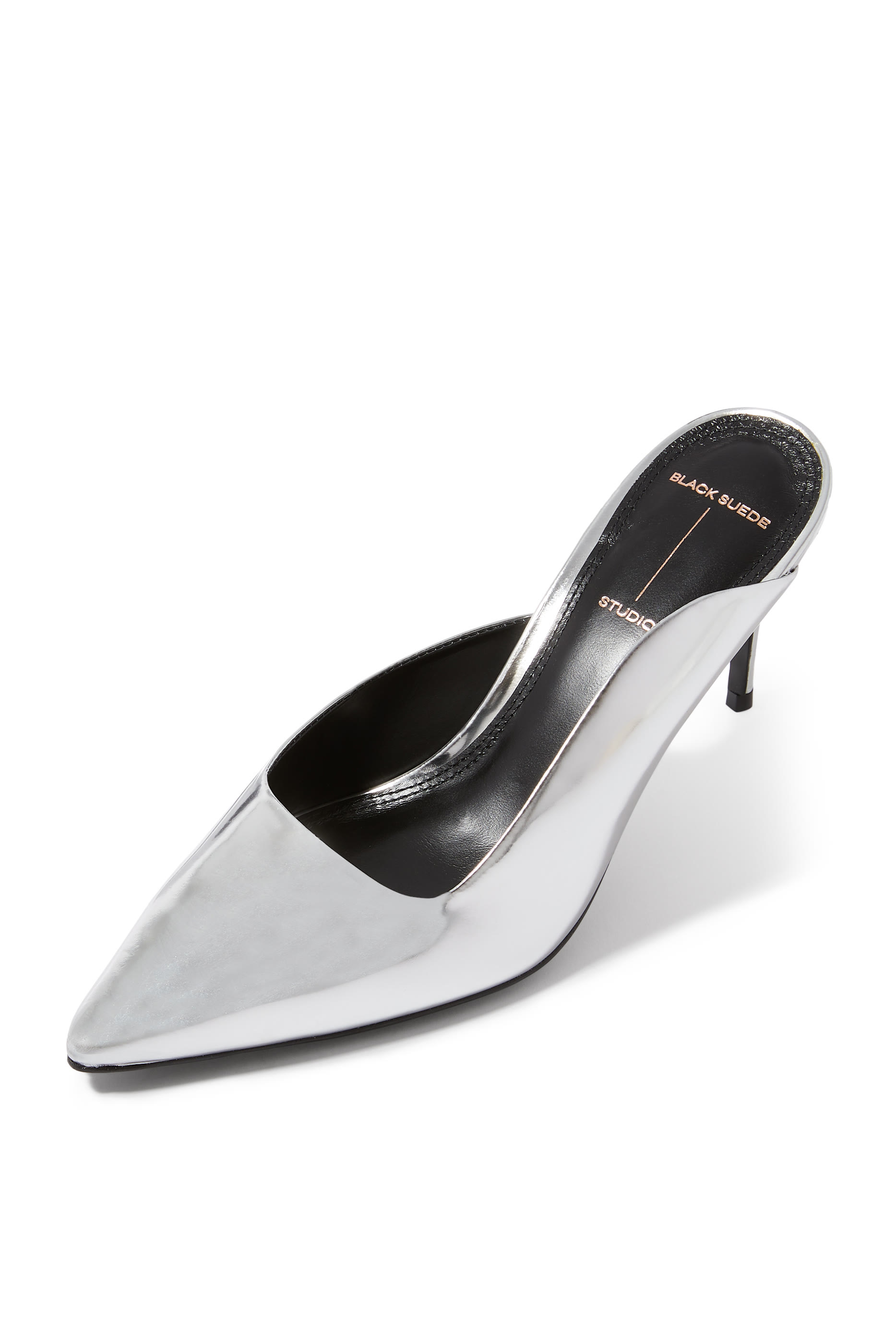 حذاء أيكون مفتوح من الخلف 80 جلد لامع