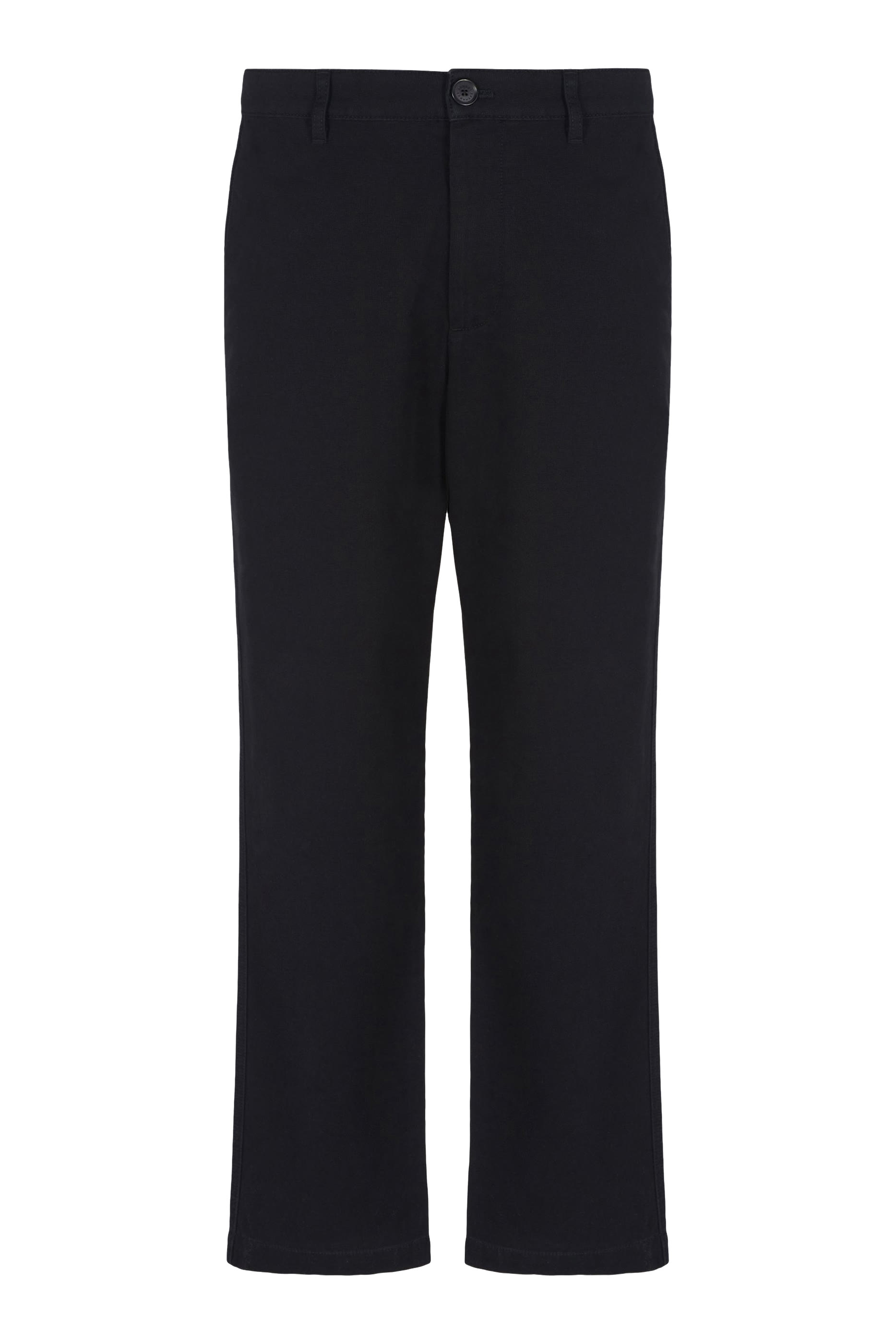 بنطال رسمي بنقشة مربعات وشعار الماركة