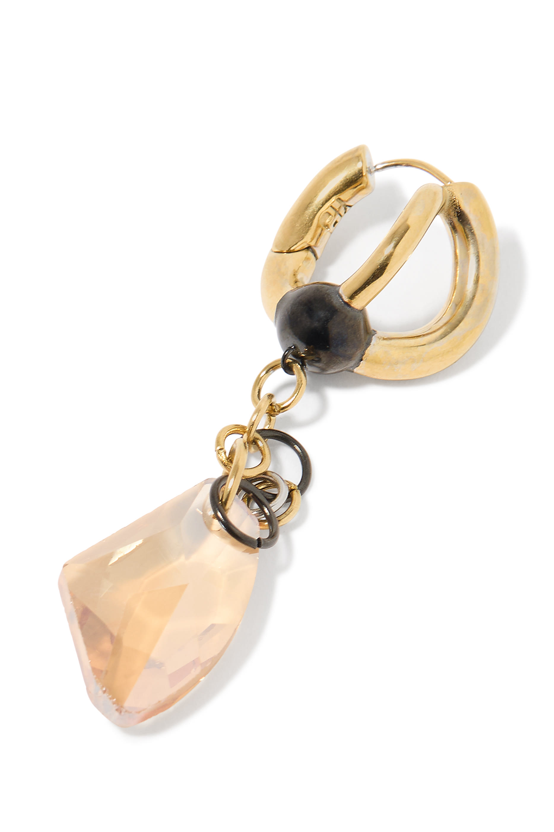 أقراط ديون متدلية بتصميم ثريا بلونين مرصعة بكريستال